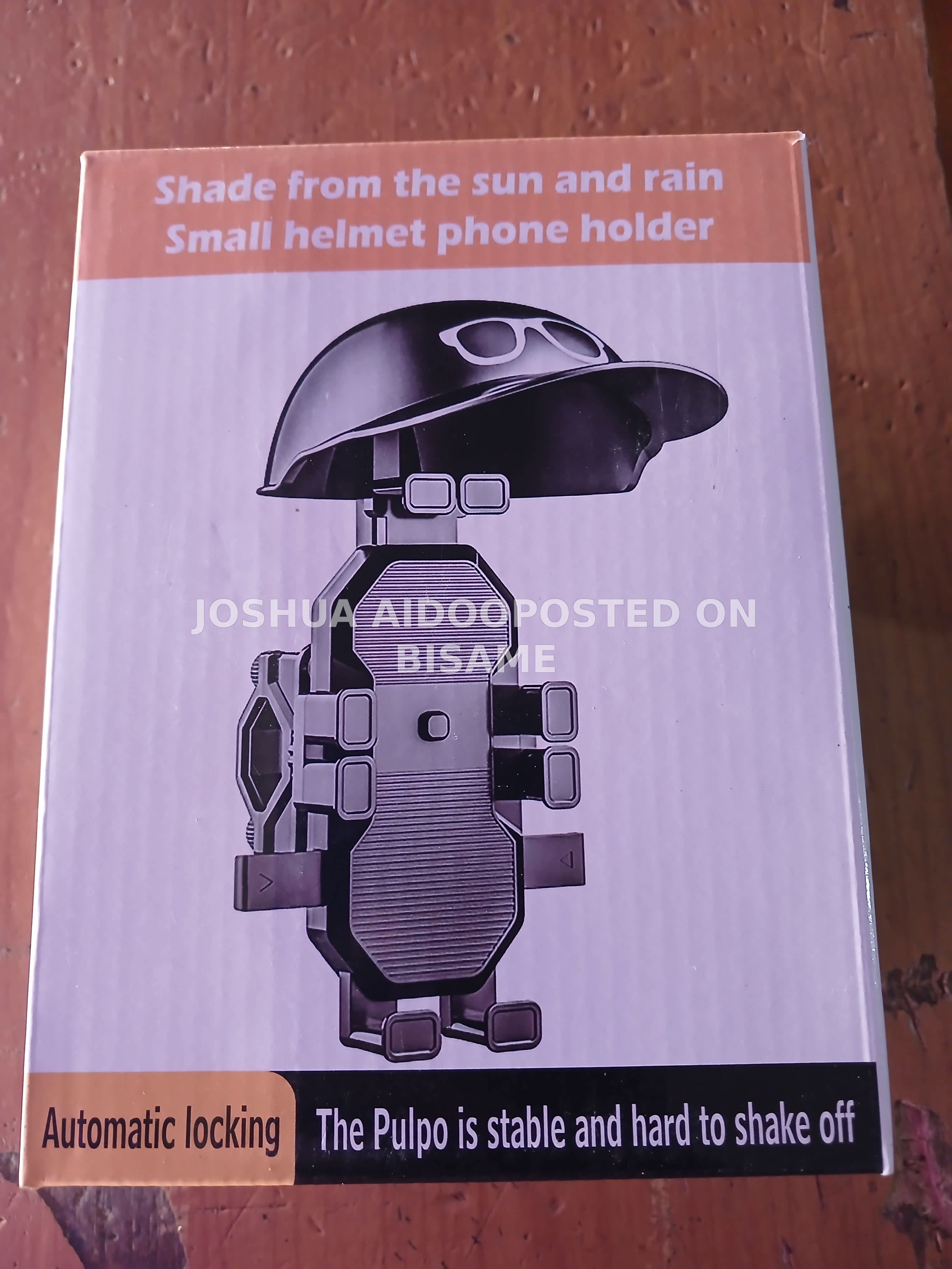 Phone holder for motorcycle