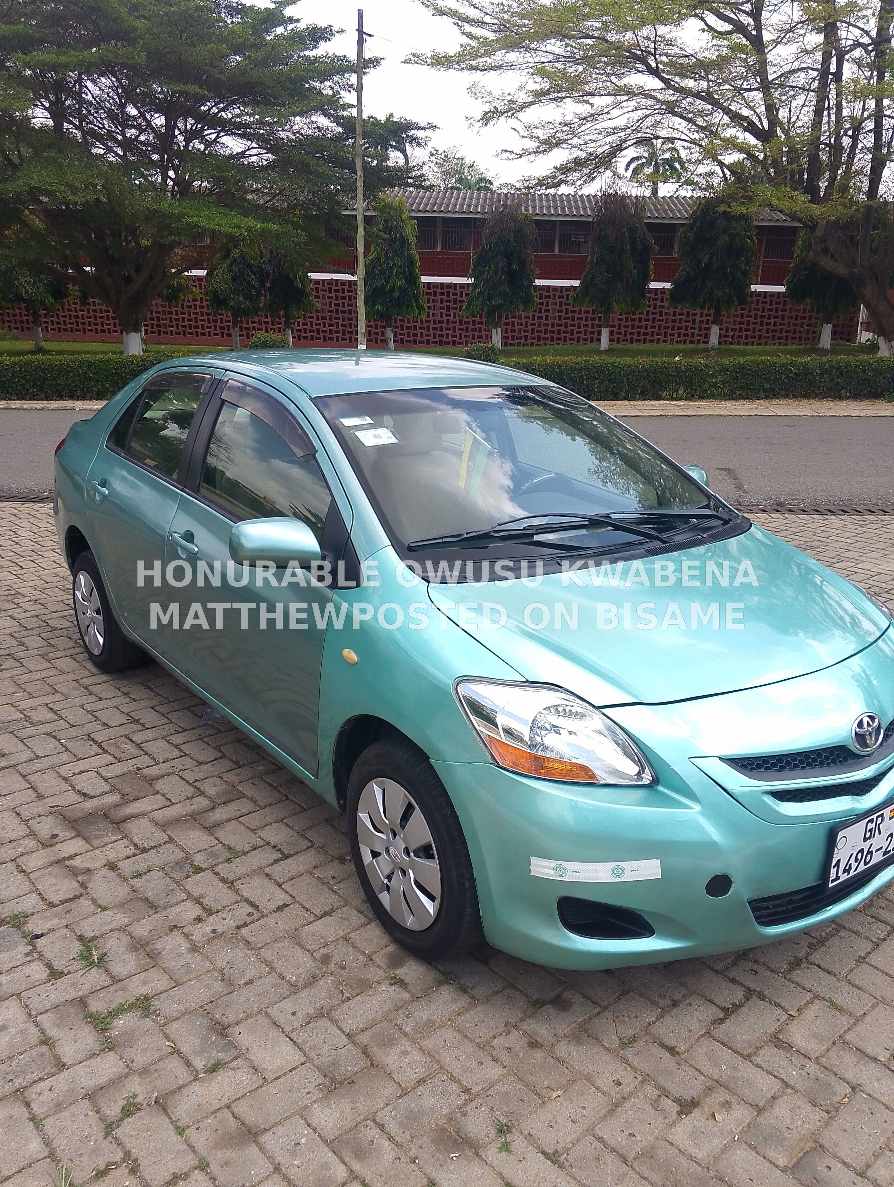 Toyota Belta, 2010, Ghanaian Used, Green