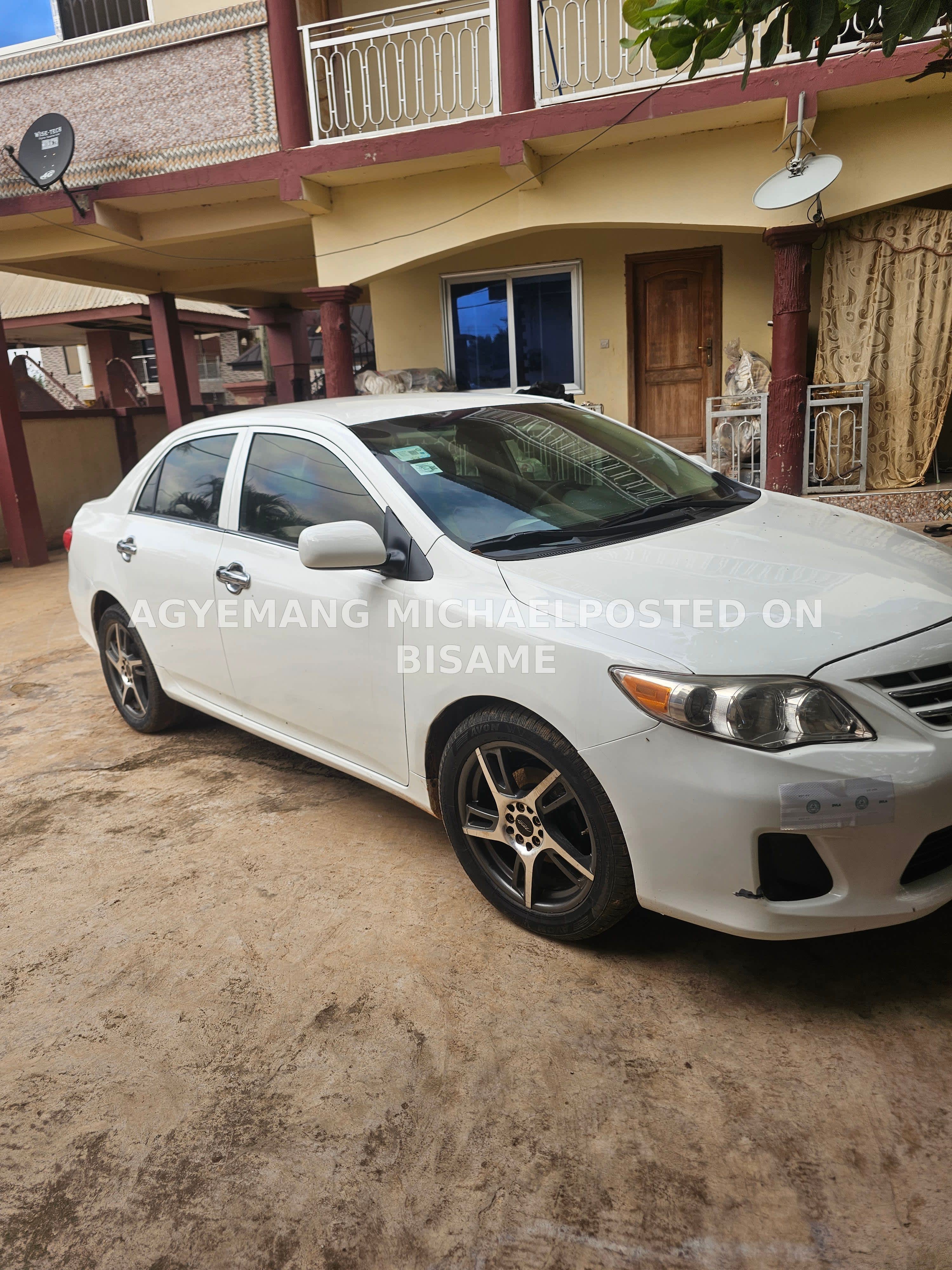 Toyota Corolla, 2013, Ghanaian Used, White 