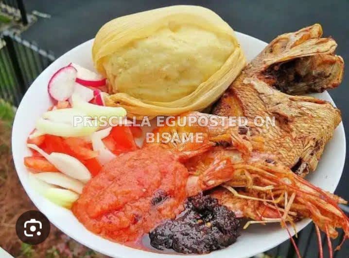 Ga Kenkey with your Choice of Protein 