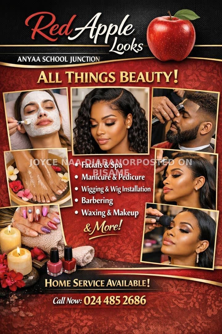 redapplelooks ,saloon and spa service
