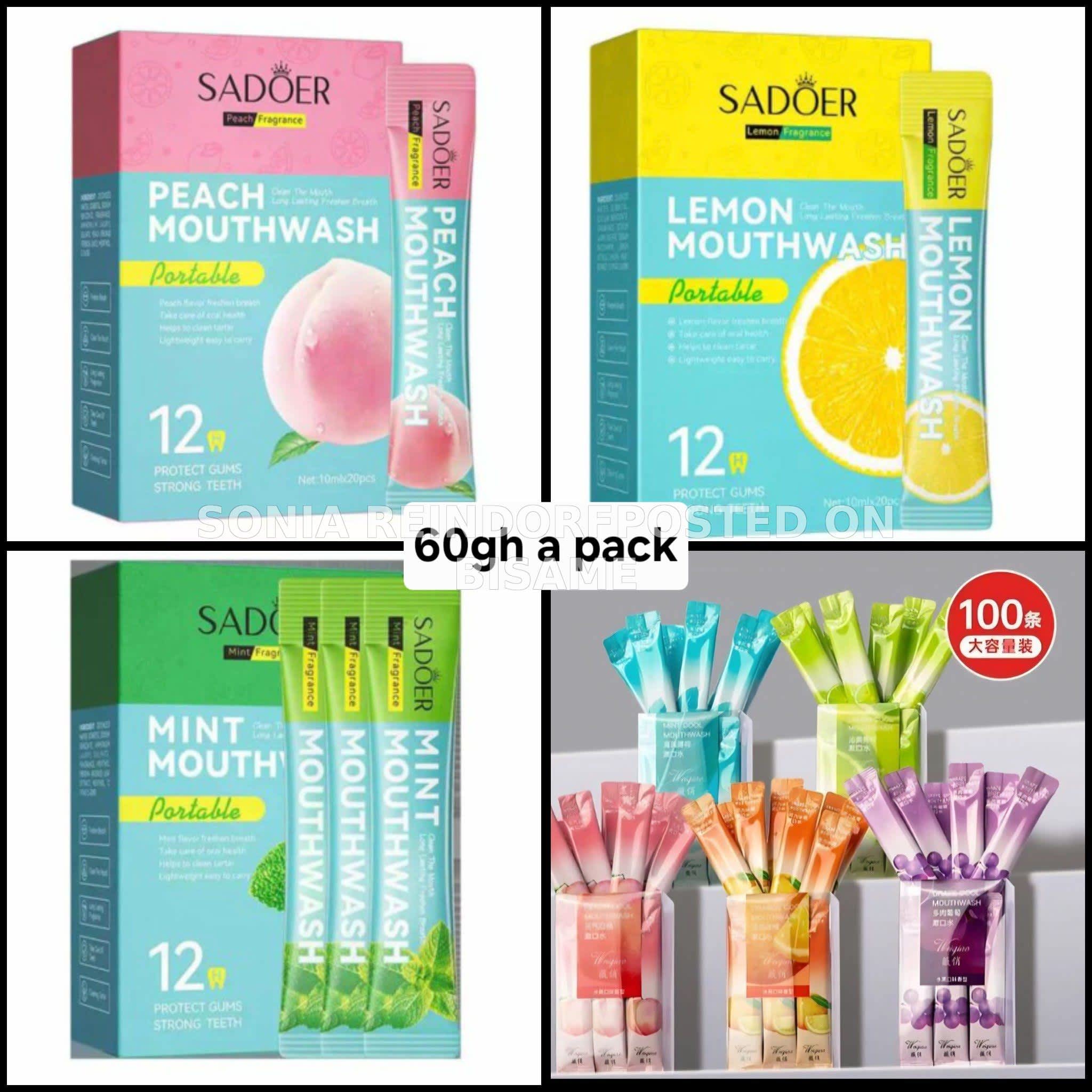 Pocket Mouthwash and Mouthspray 