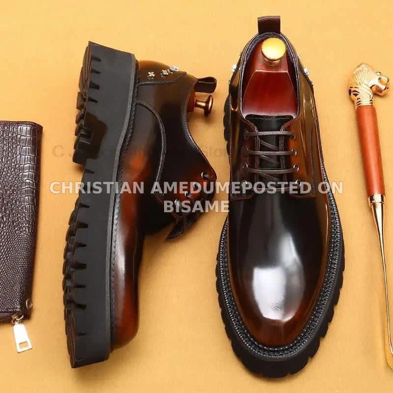 High quality Luxury Men's leather shoes