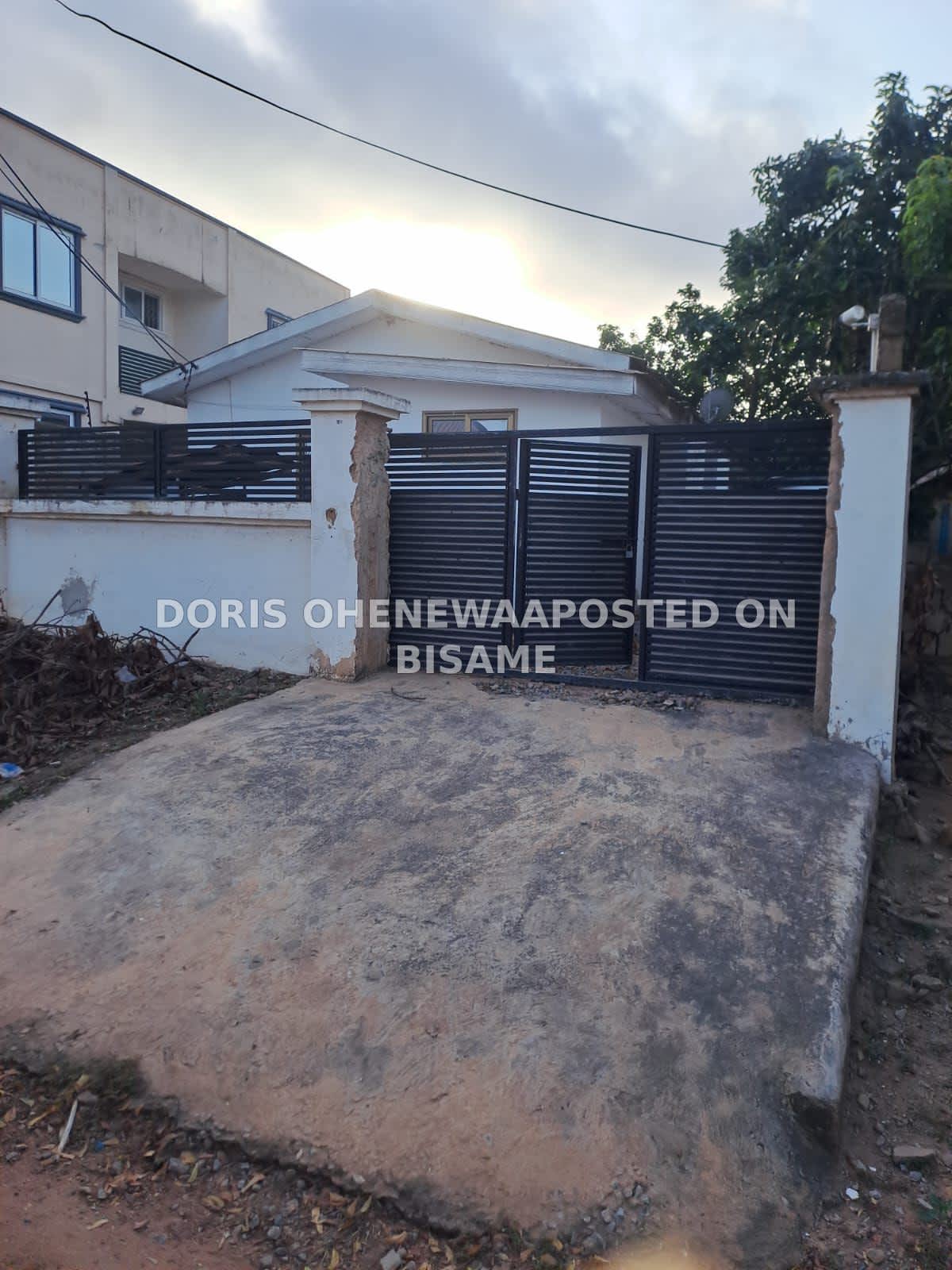 Three bedroom house on a half plot