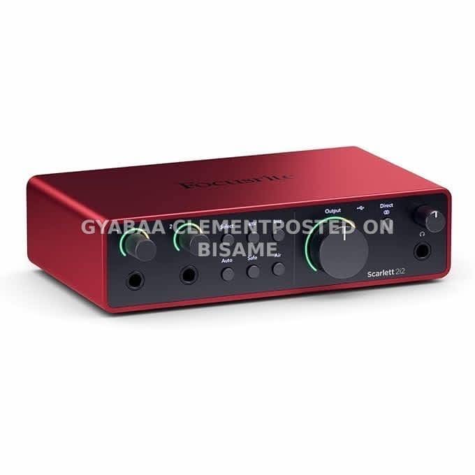 Focusrite Scarlett 2i2 4th Generation Soundcard