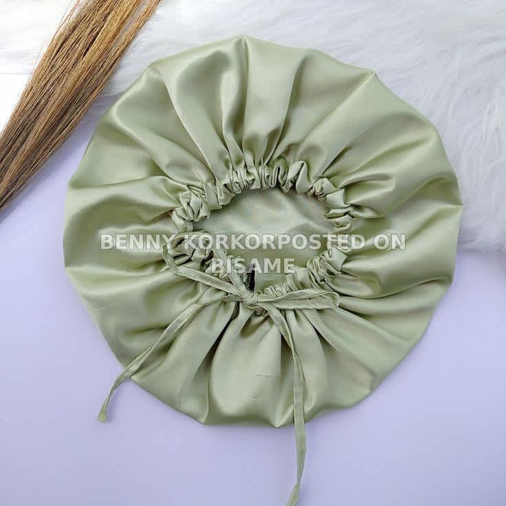 2in1 Satin Bonnet with Hair Cover 