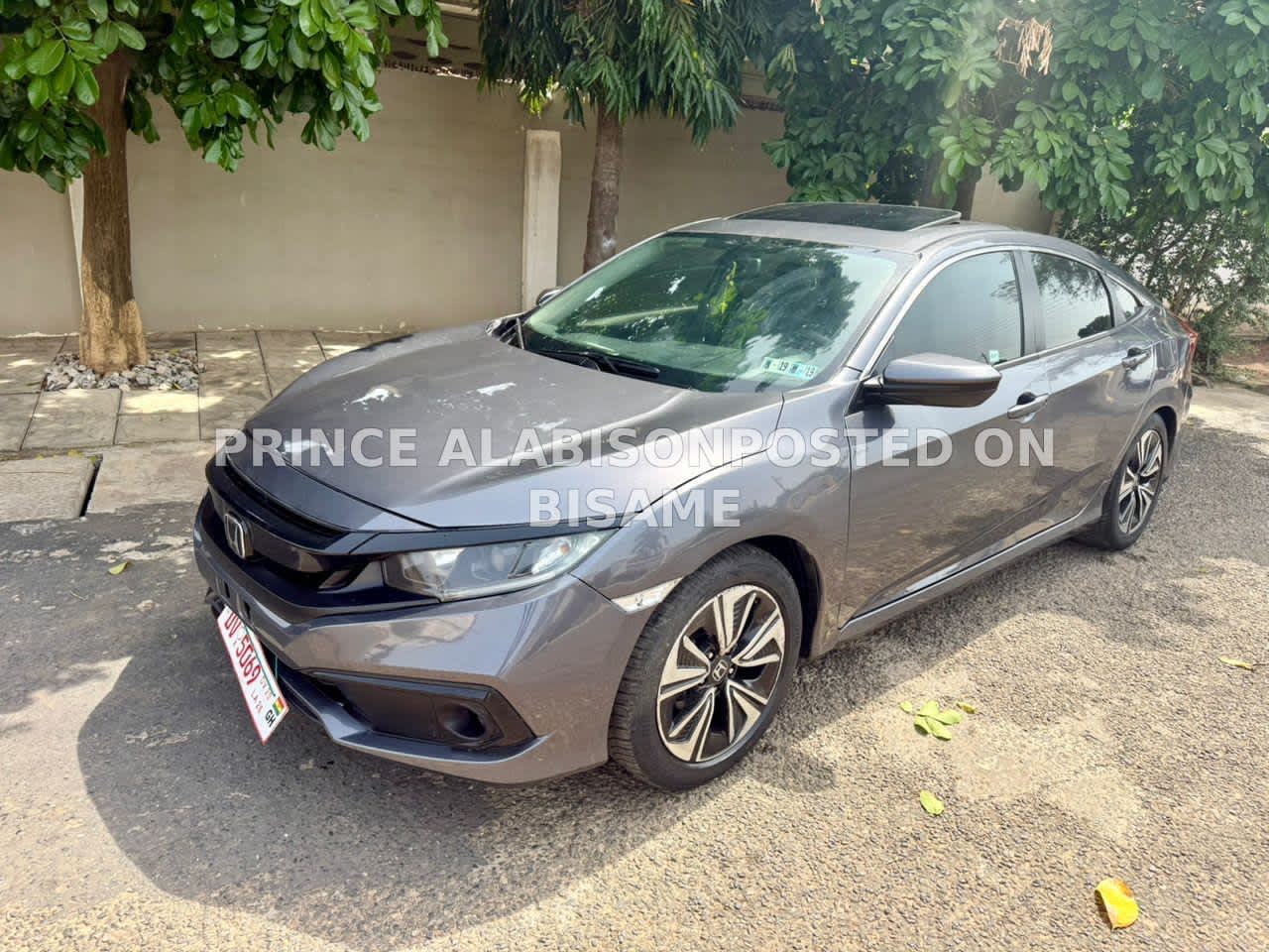 2017 Honda Civic EXL, Foreign Used, Gray 