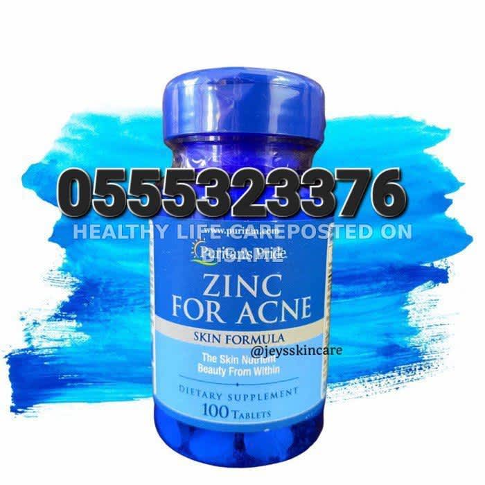 Zinc For Pimples Acne Foam Removal Creaam And Tablet Ghana