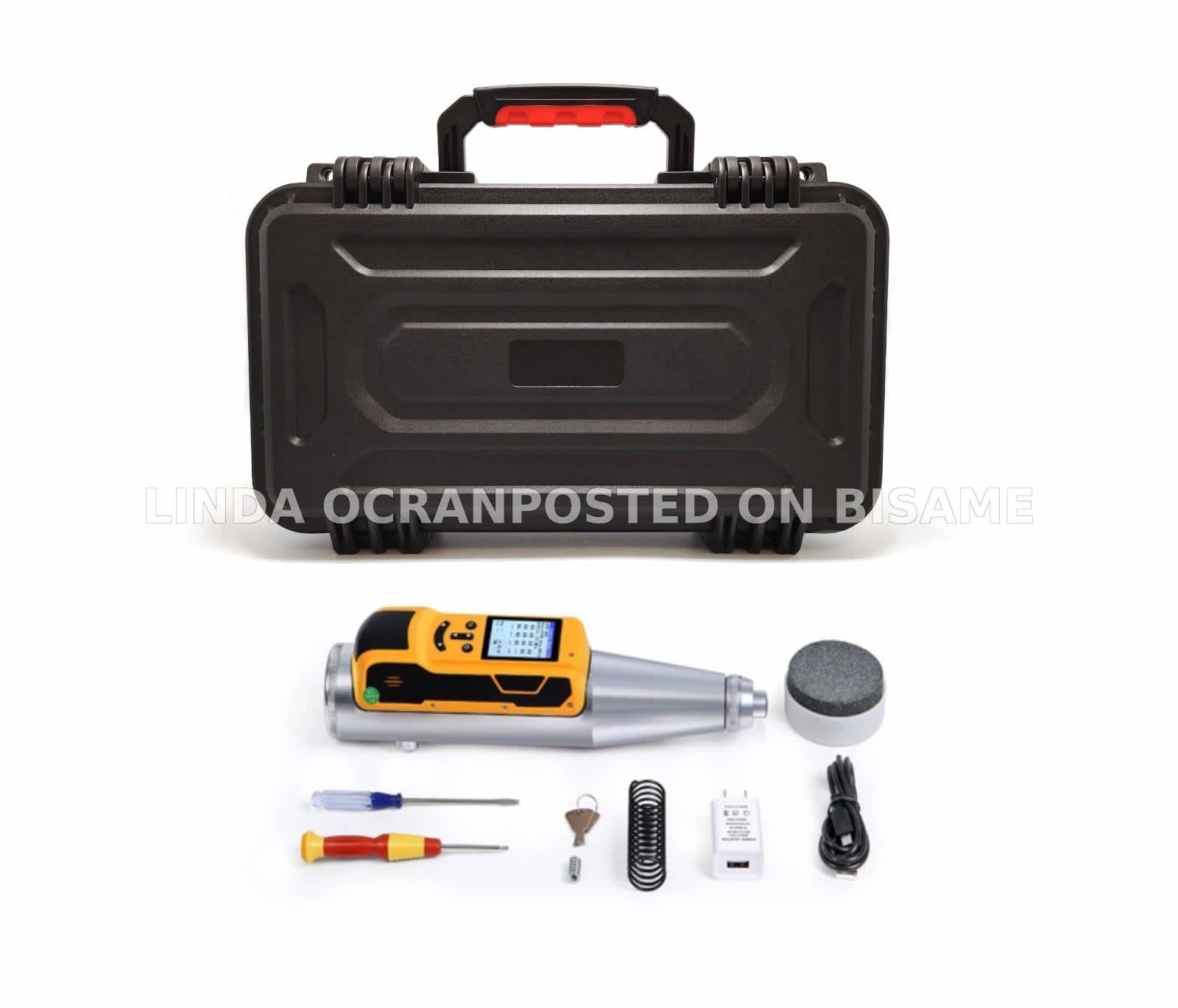 Portable Digital Concrete Strength Tester {Rebound Hammer Kit with Case 🔧}