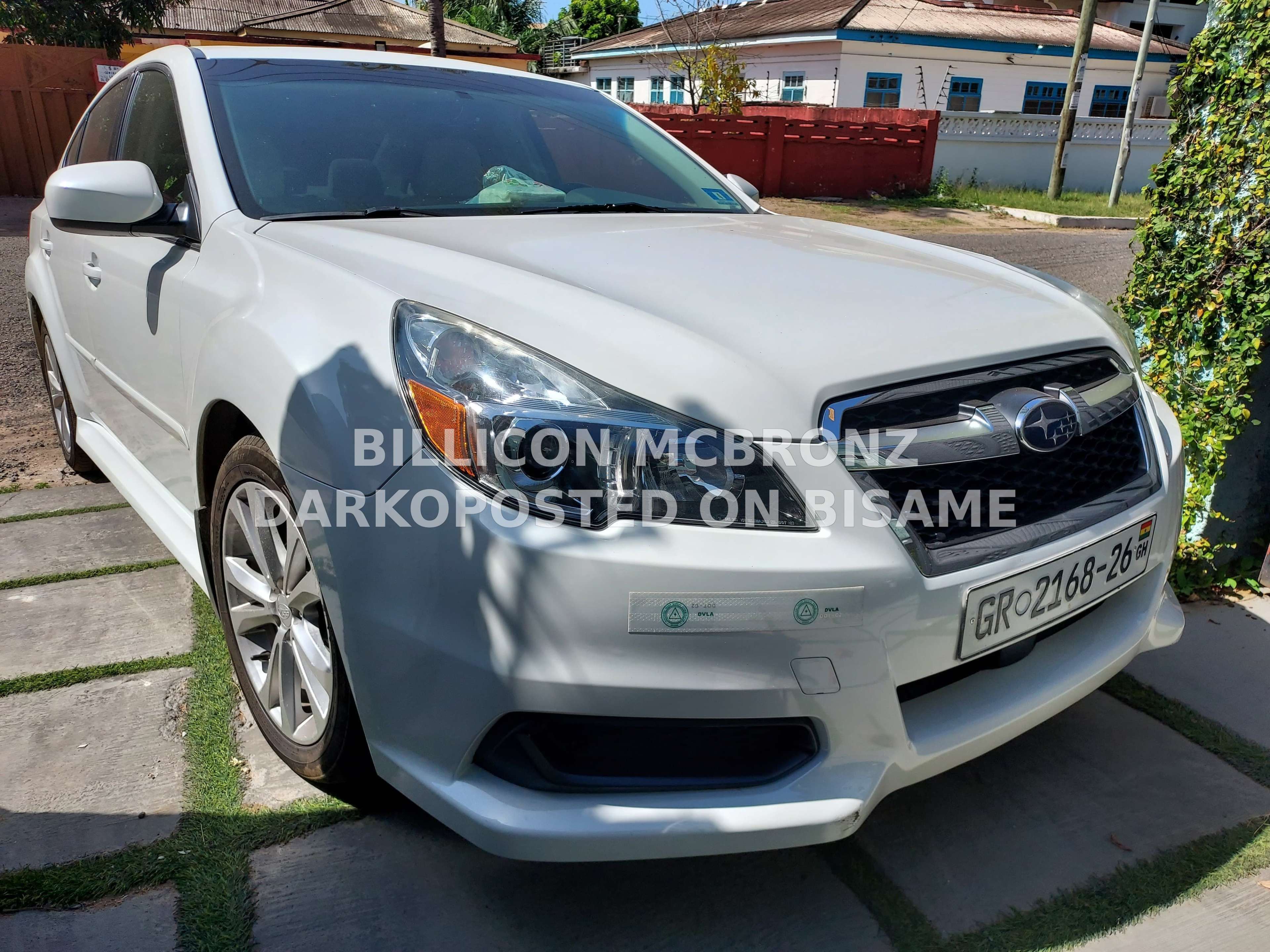 Subaru Legacy 2013 model, Foreign Used, White 