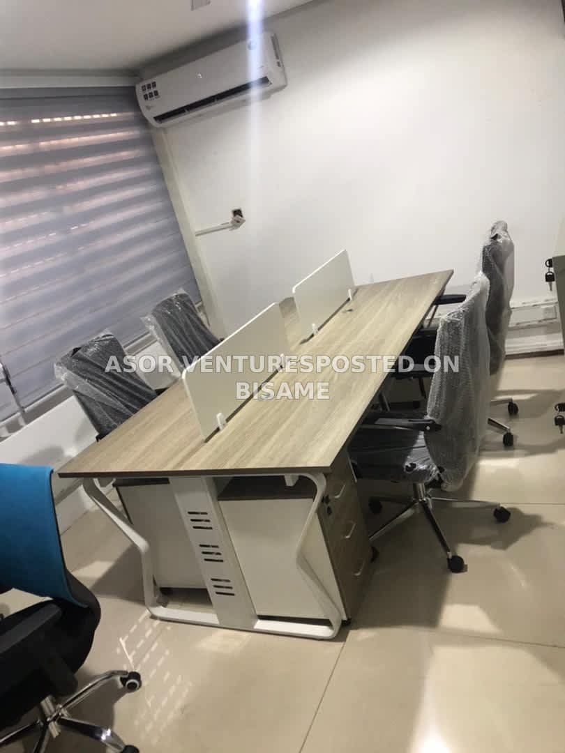 Wooden Office Workstation Set available for sale