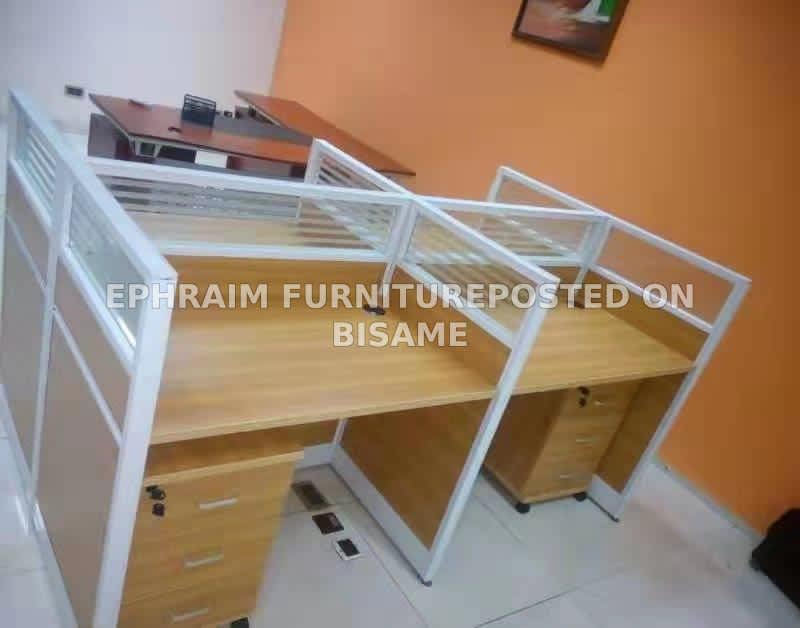 4 in 1 Wooden Office Workstation Free delivery