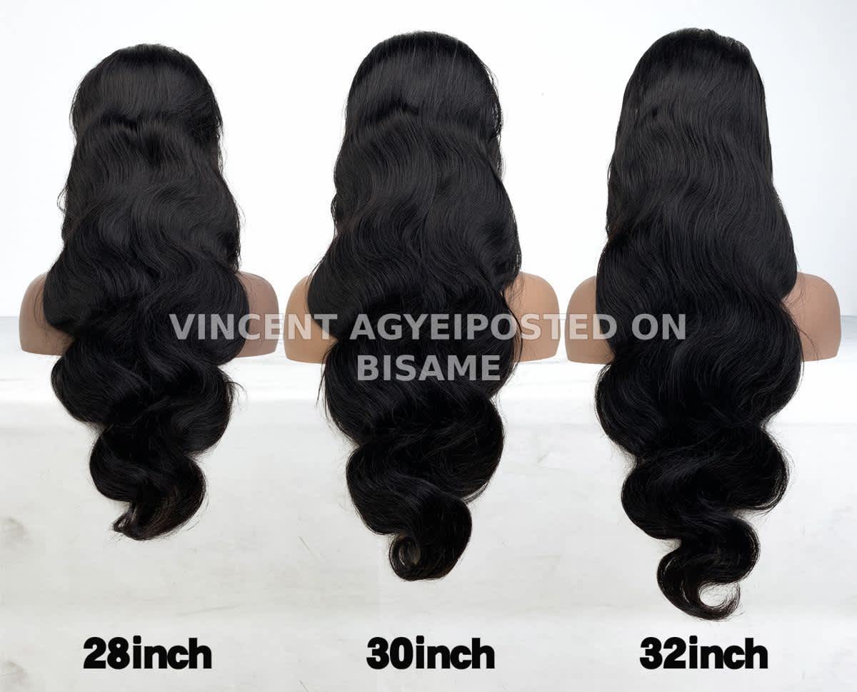 Brazilian human hair 13*4 full frontal Wig straight/body.