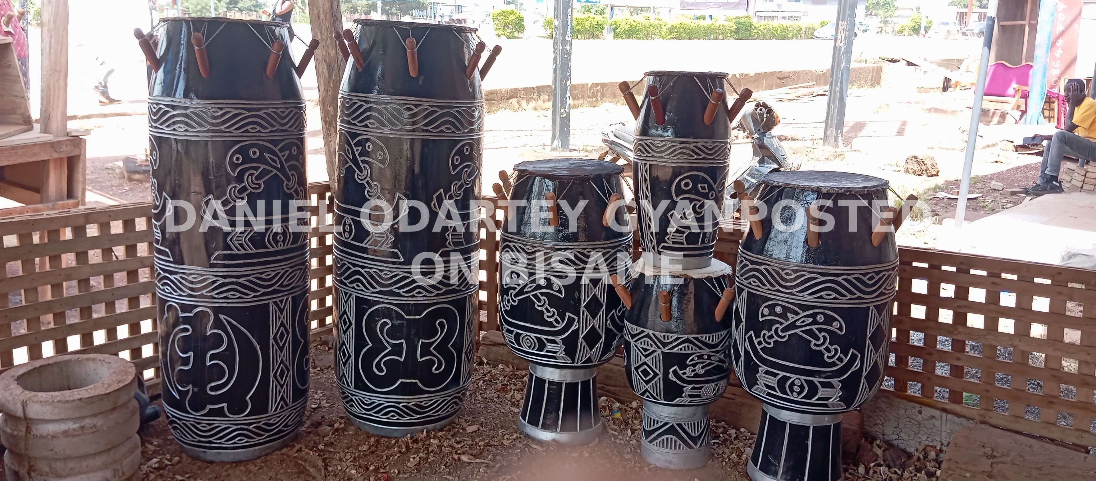 Fontomfrom and Adowa Drums    *Sold per Set*