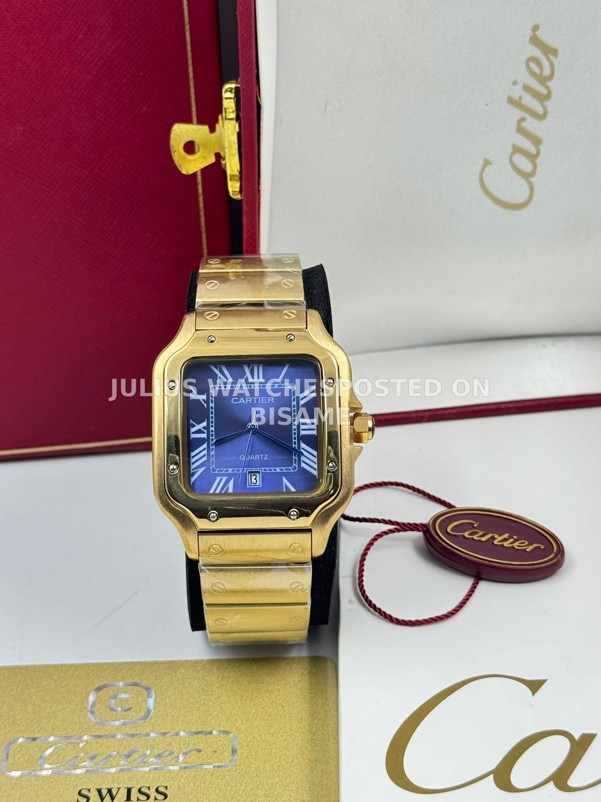 Cartier Stainless Steel Watch In Box