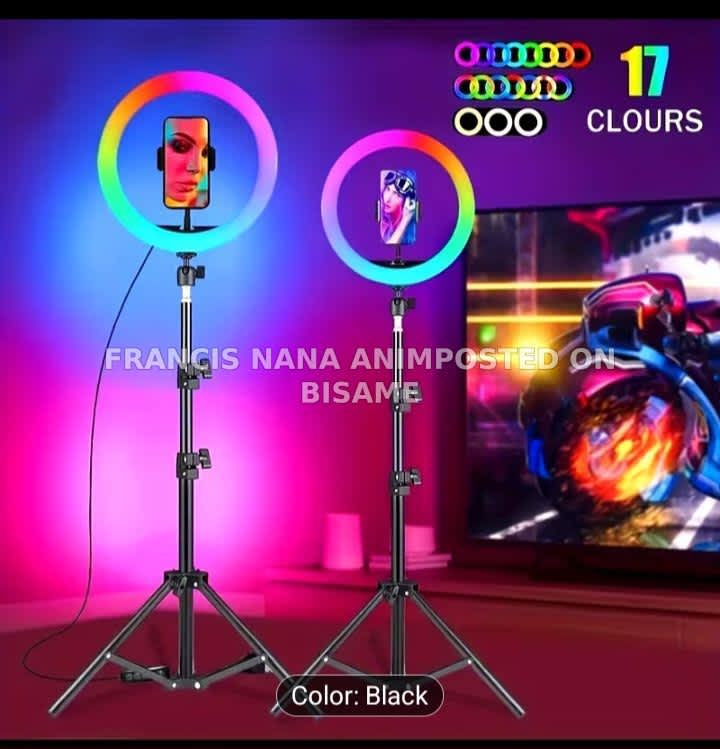 LED Ring Light with Phone Holder 💡📱 (Perfect for TikTok & Photos)