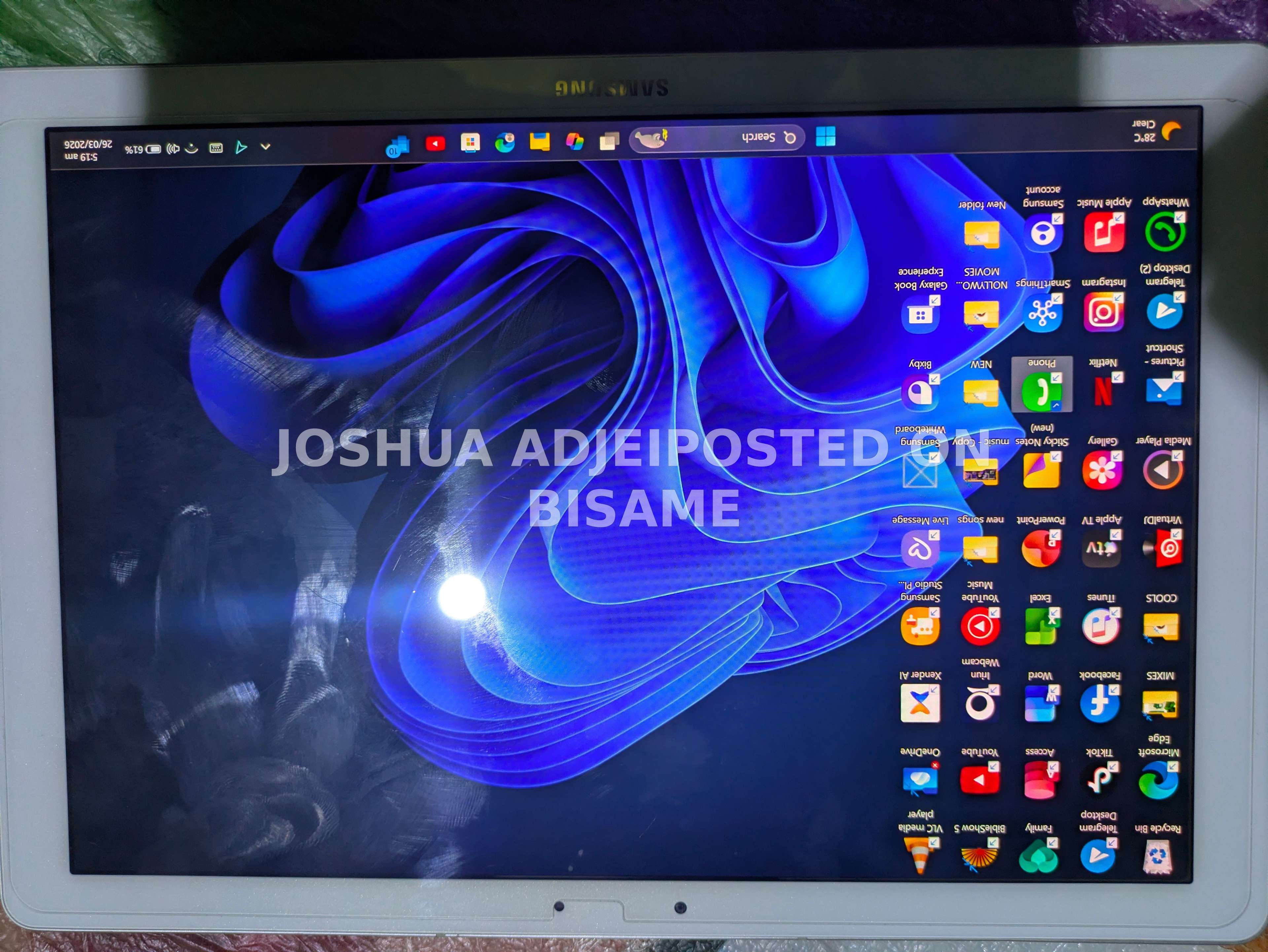 SAMSUNG GALAXY TAB PRO S, 4GB RAM, 128GB, USED, WHITE 