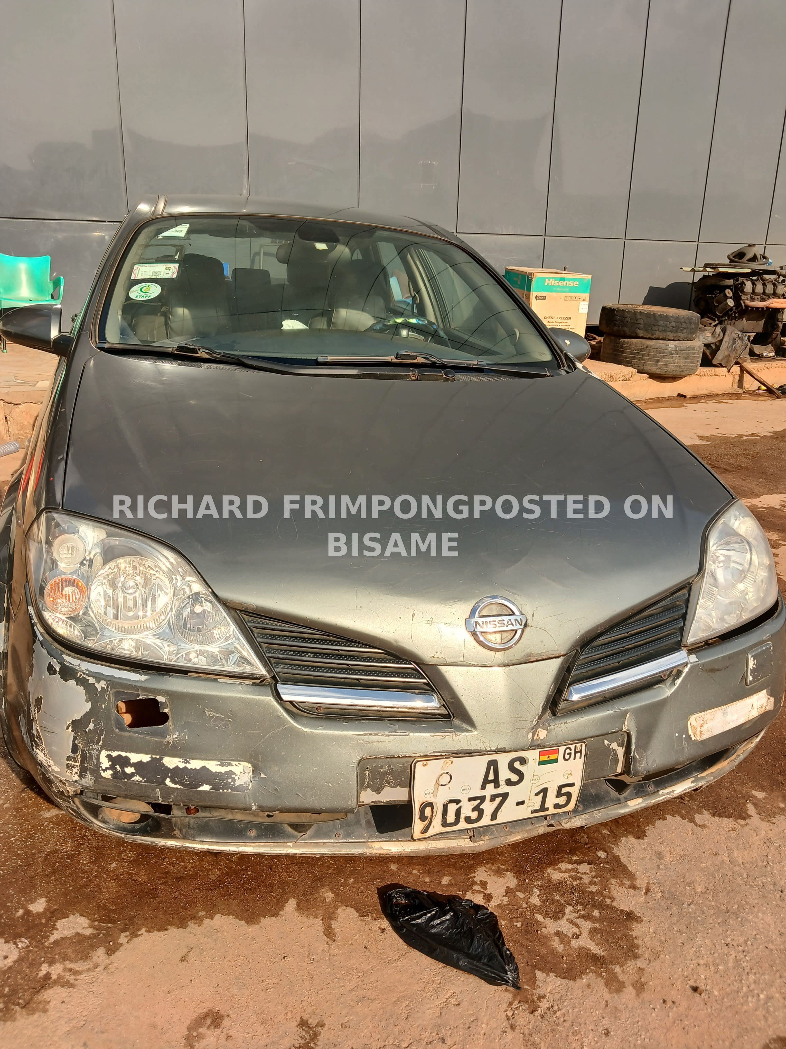 NISSAN PRIMERA, 2004, GHANAIAN USED, SILVER 