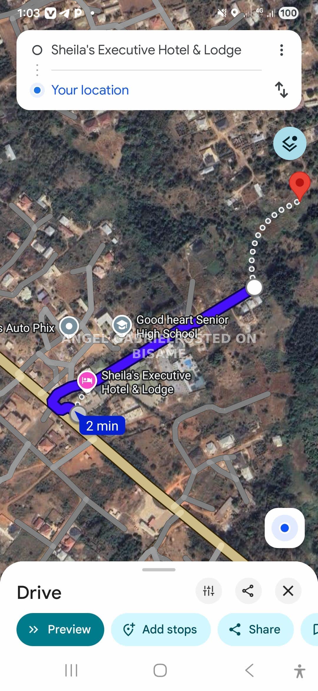 Land for sale @ Sunyani Fiapre close Sheila's hotel