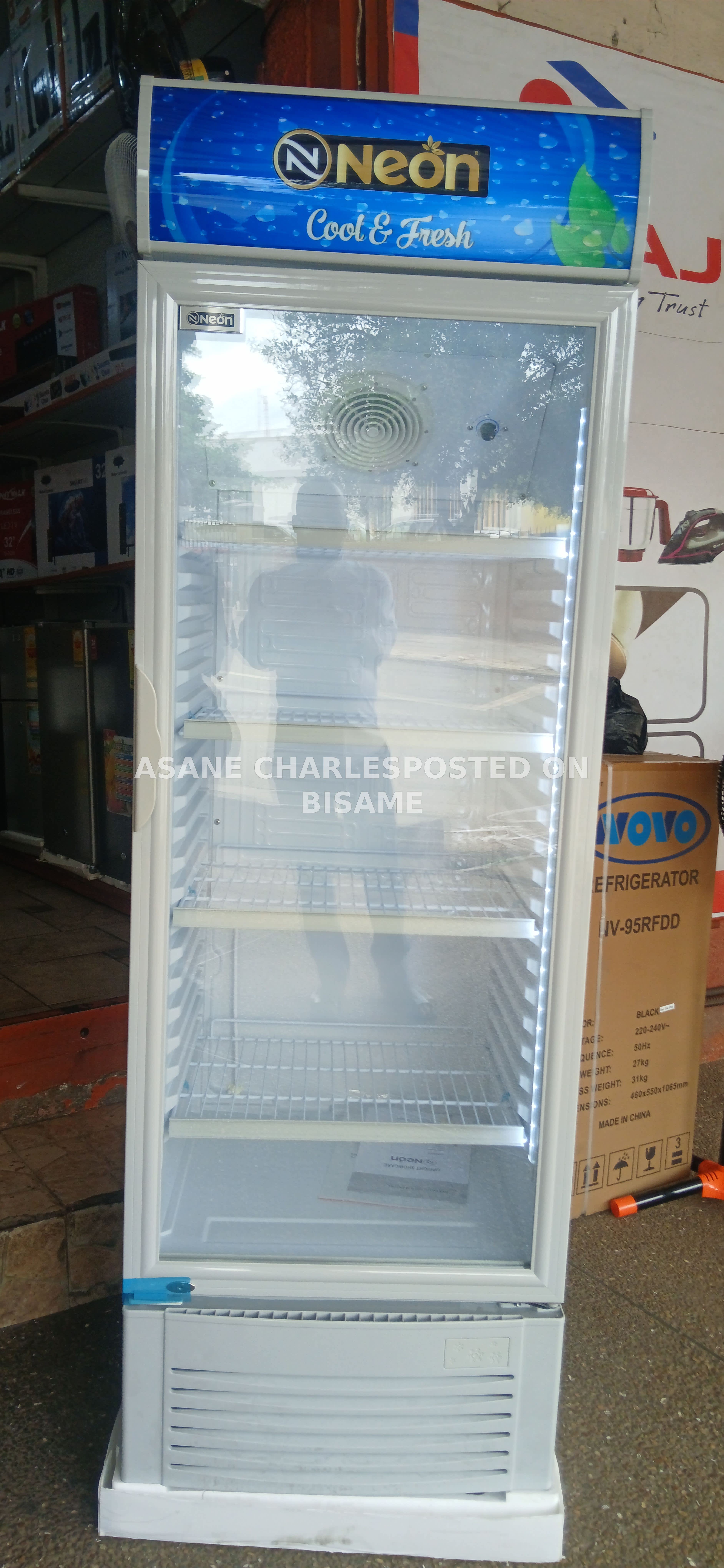 Neon Display Fridge