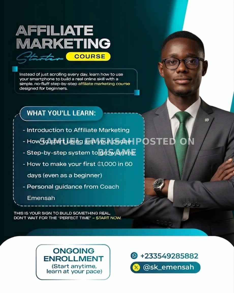 Affiliate Marketing Starter Course.