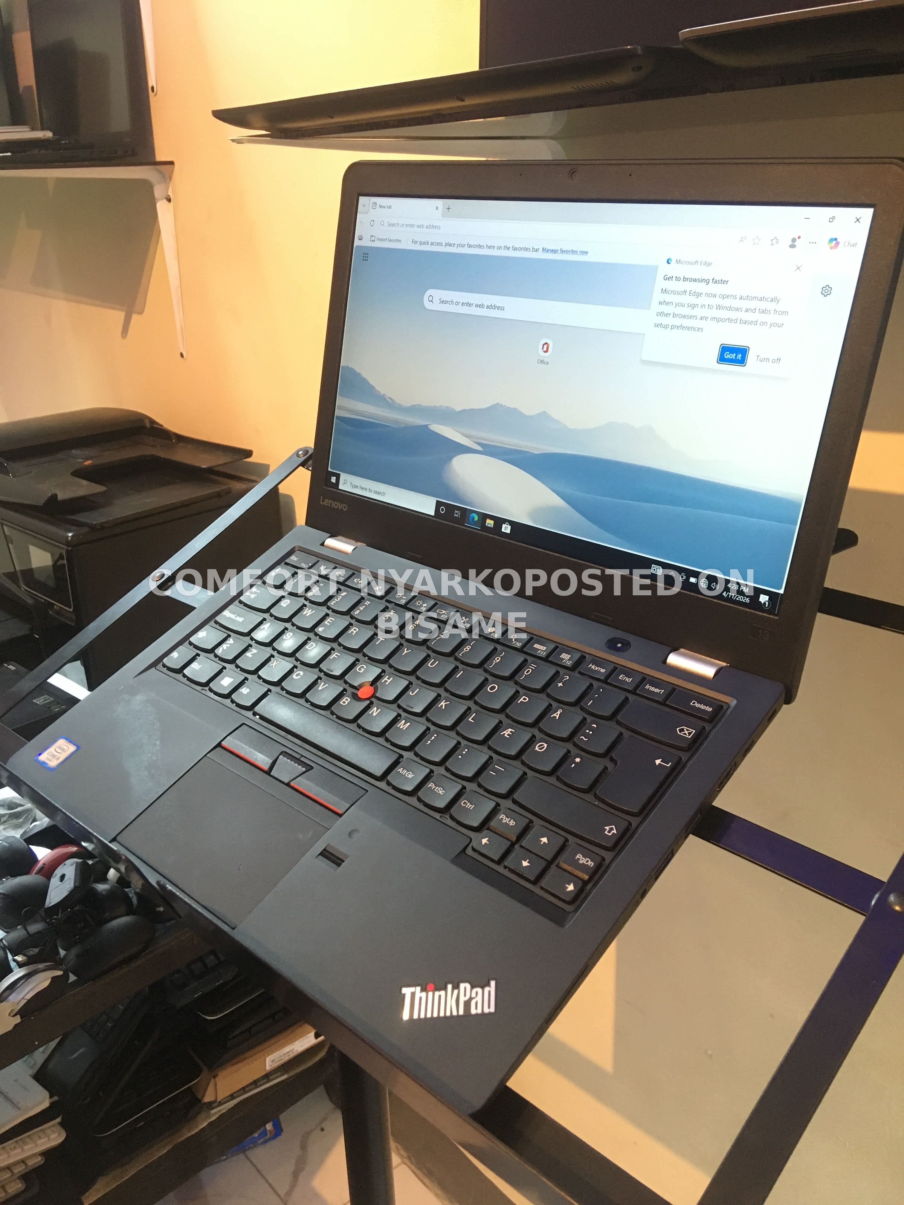 Lenovo Thinkpad, 256GB, 8GB Ram, Black, Used