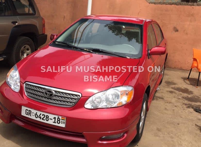 Toyota Corolla 2007, Ghanaian Used, Red