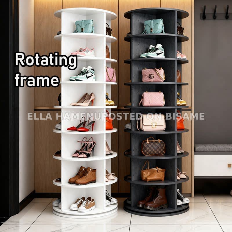 Modern Rotating Shoe Rack