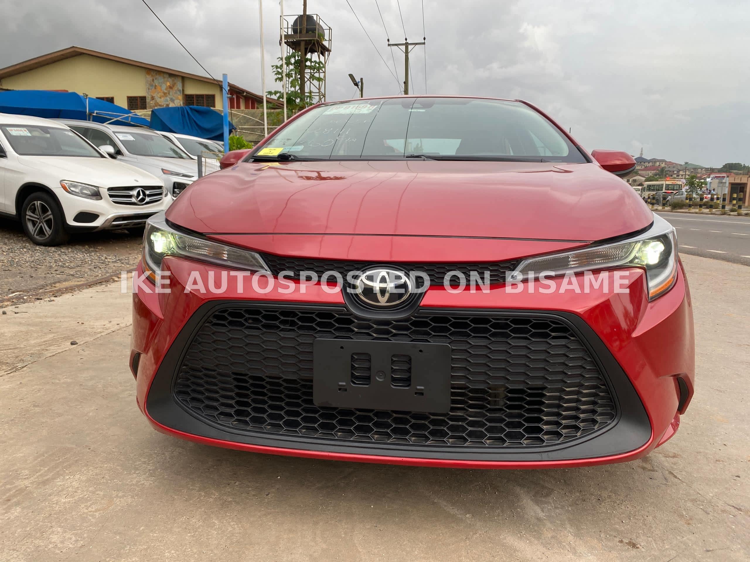 2020 Toyota Corrolla LE Foreign Used Red