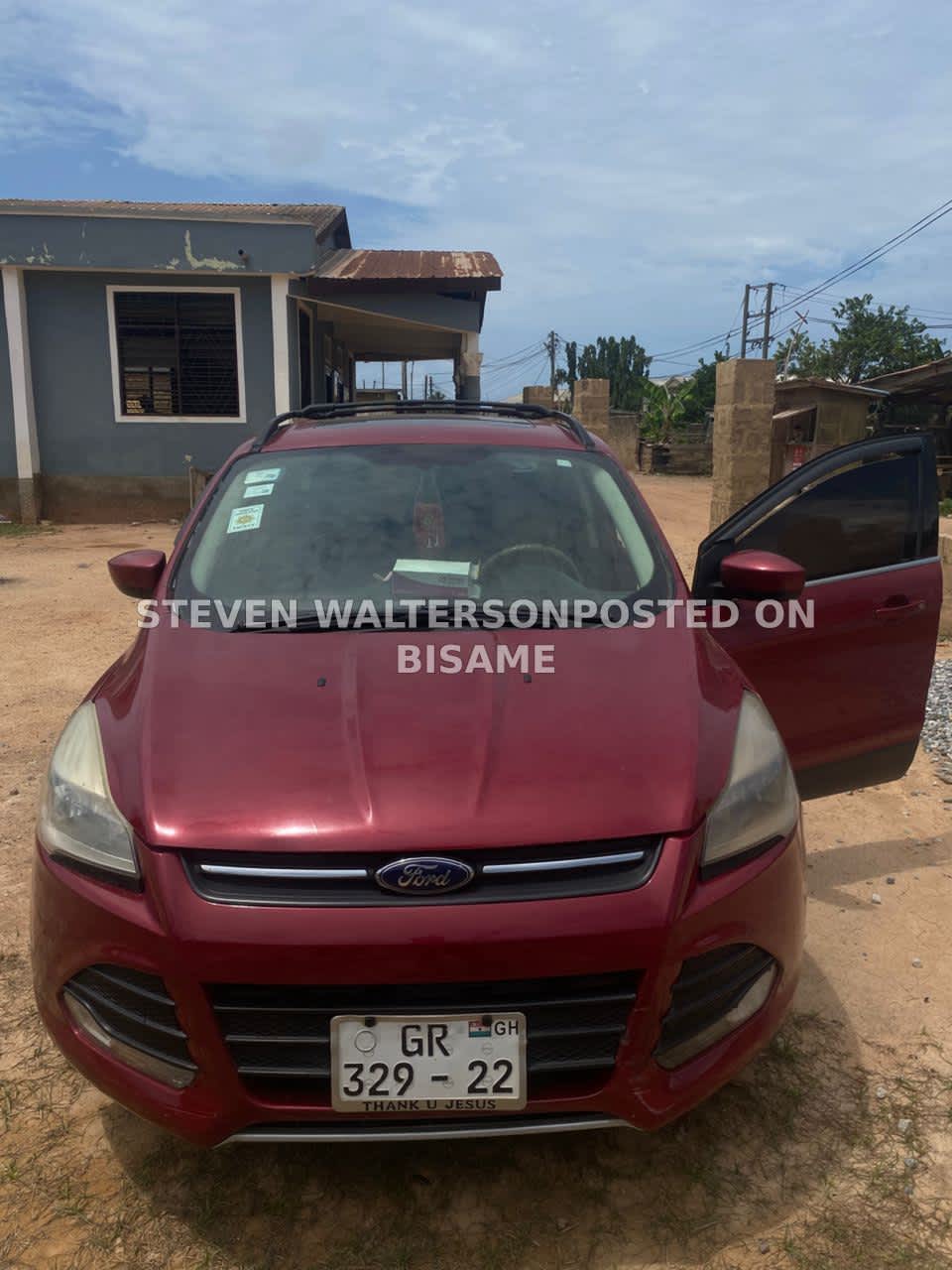 Ford Escape 2013, Ghanaian Used, Red