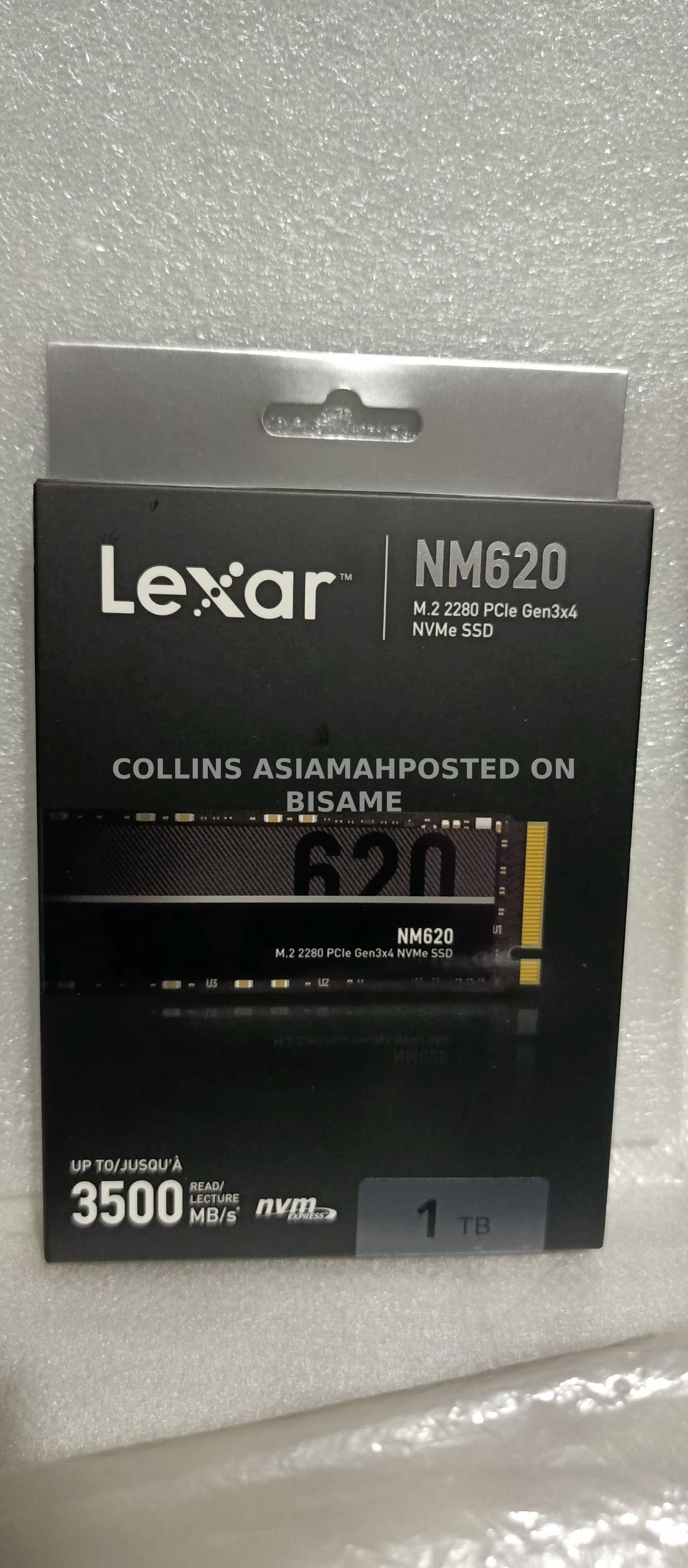 1TB Lexar NM620 M.2 2280 PCIe Gen3x4 NVMe SSD