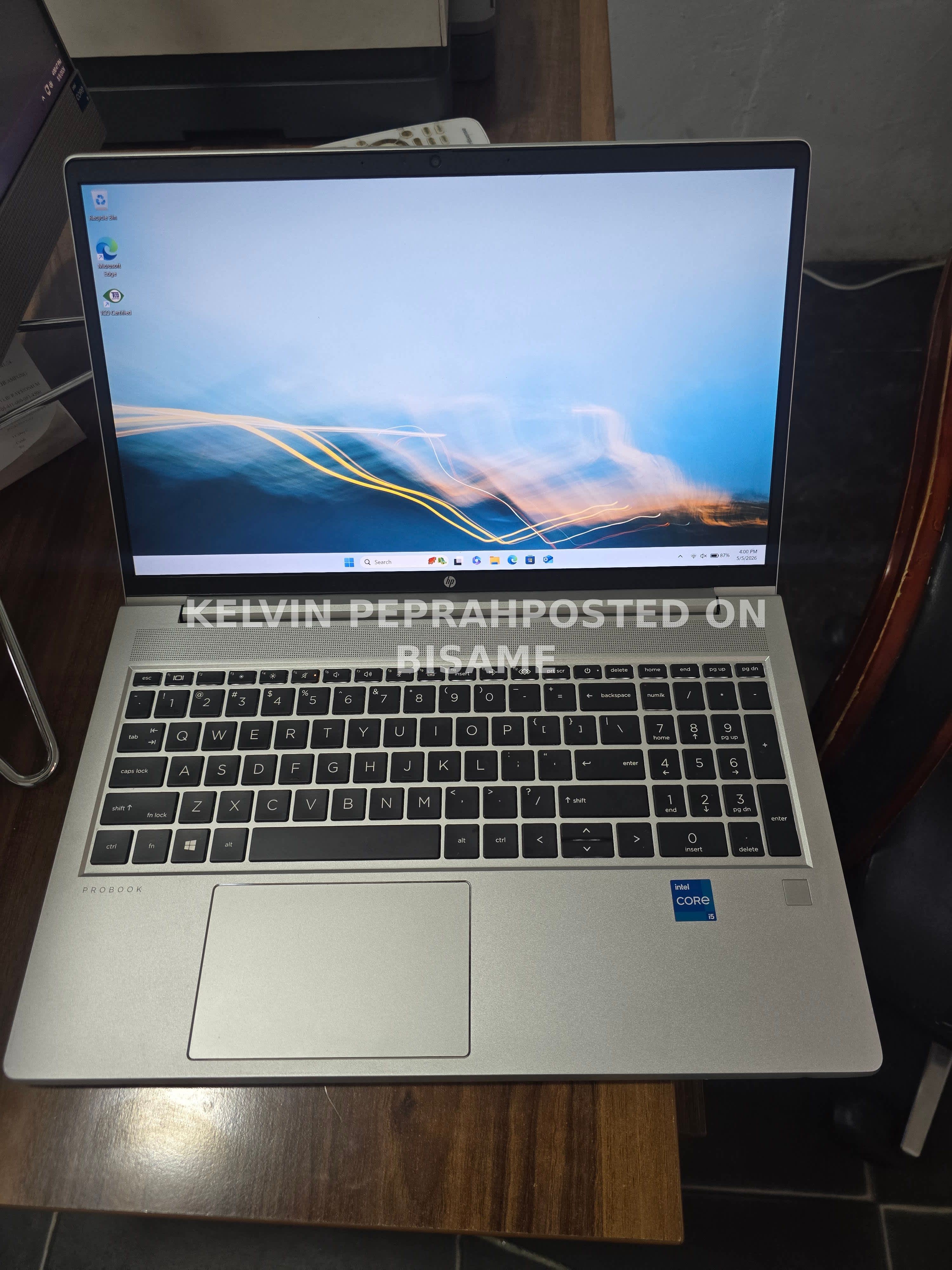 Hp Probook 450 G8, 256GB, 16GB Ram, Used, Silver