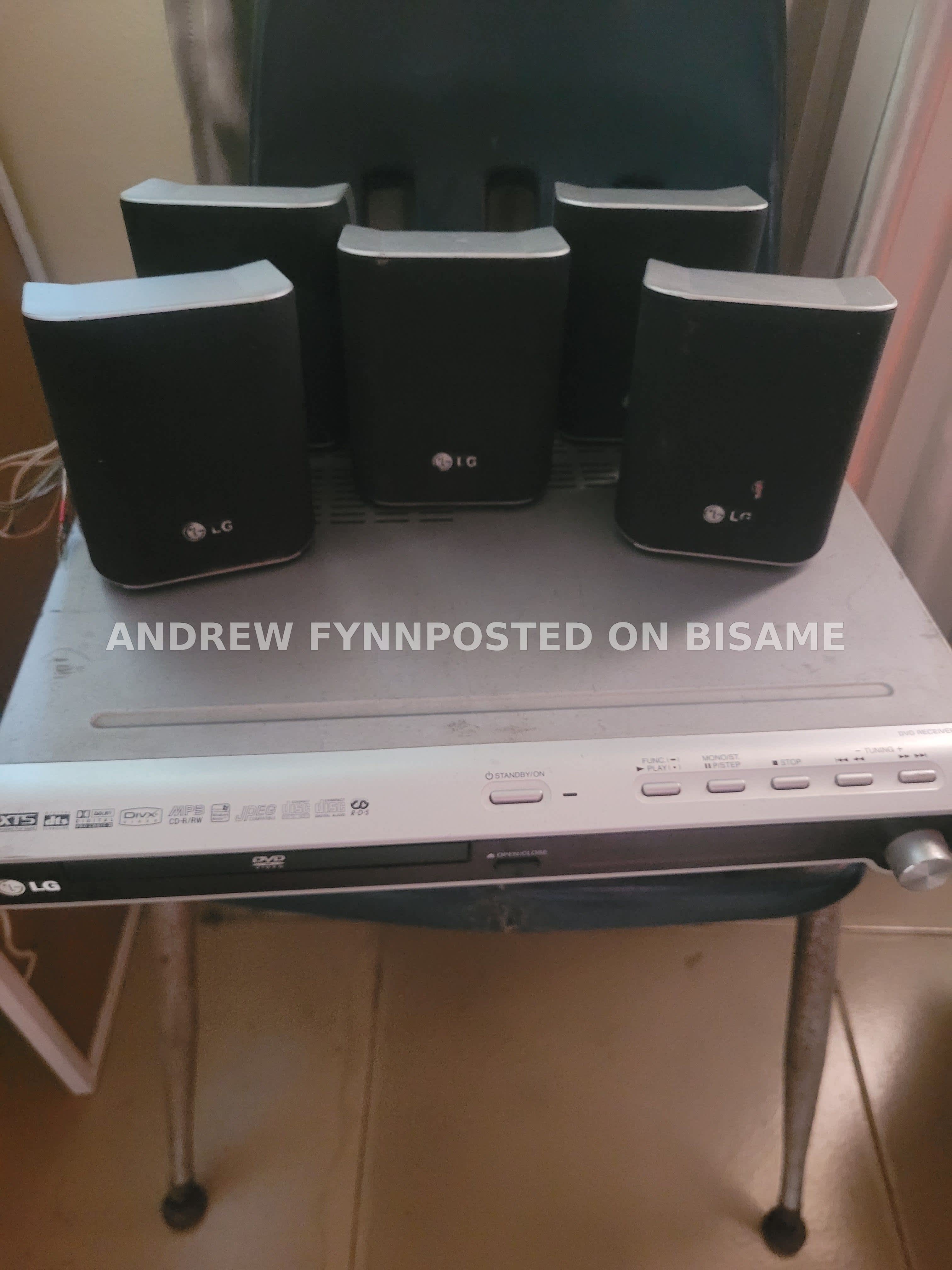 LG LH-T550, DVD player and speakers, Used