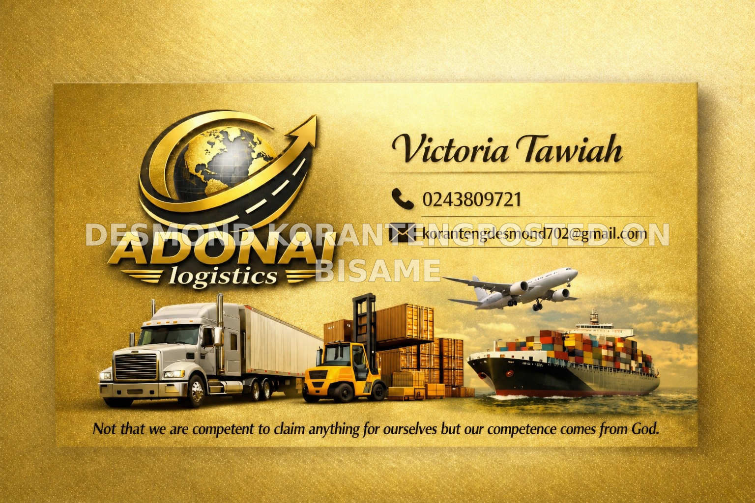 Adonai logistics