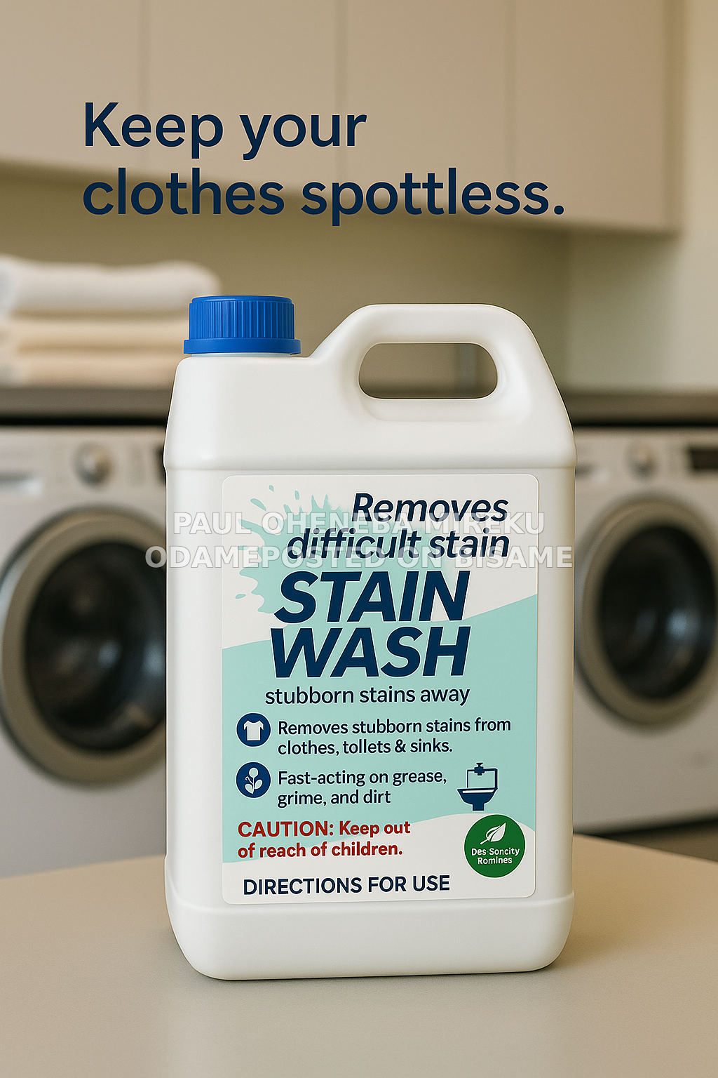 Stain Wash Liquid Bleach