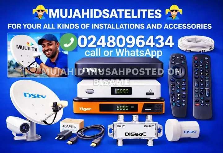 DSTV INSTALLATION AND IT ITEMS