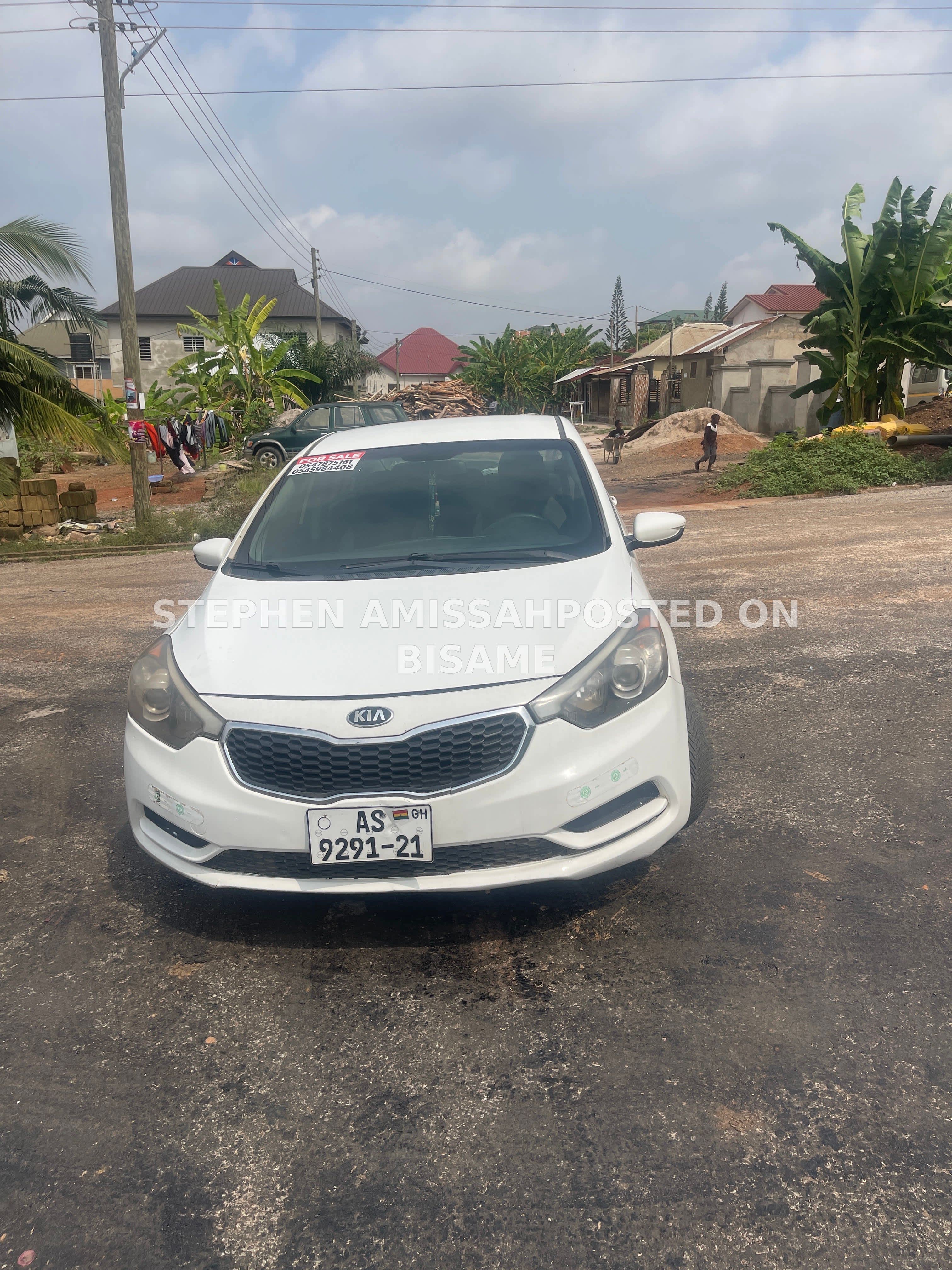 2016 Kia Forte, Ghanaian Used, White 
