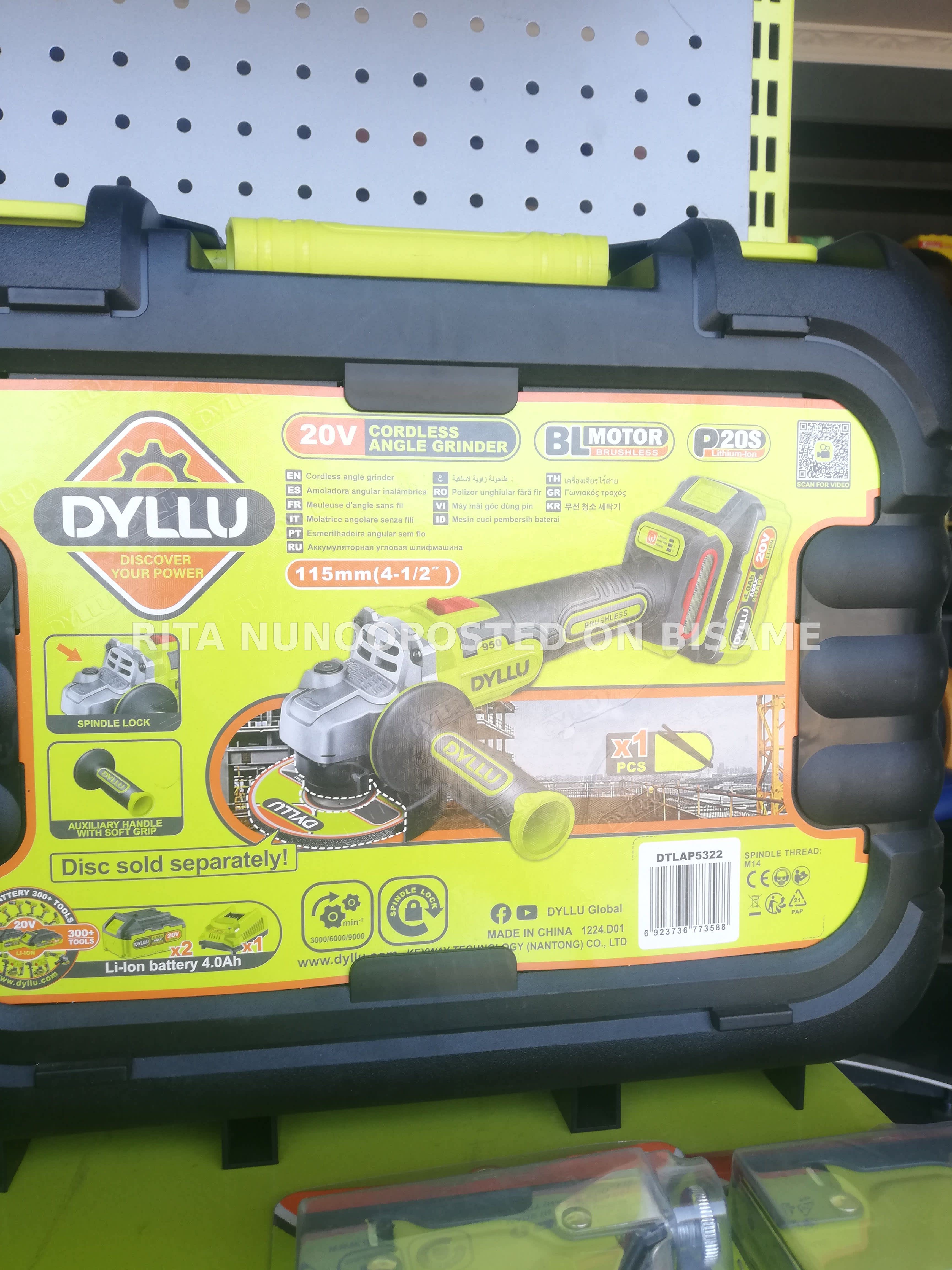 Cordless Angle Grinder