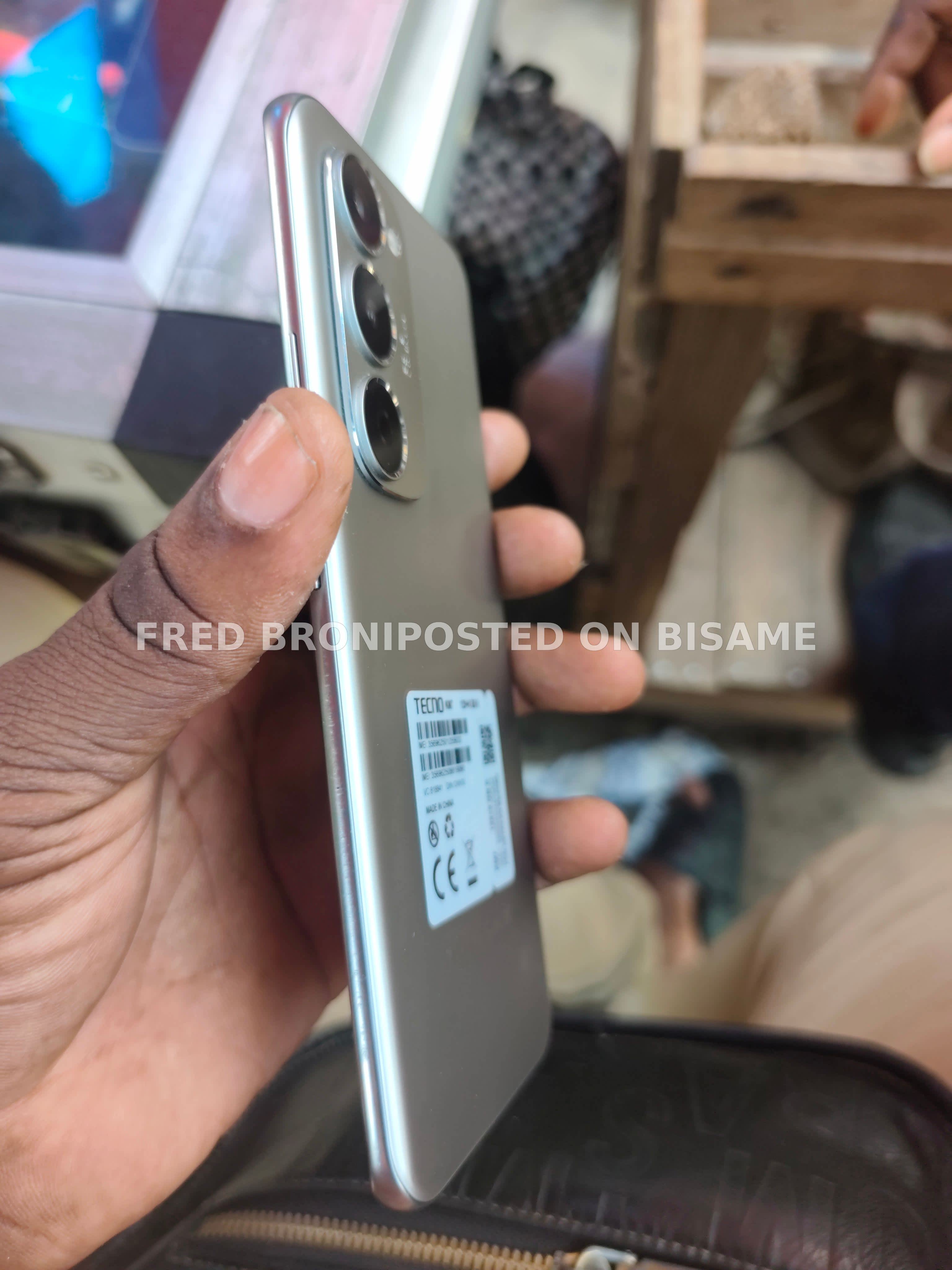 Tecno Spark 40 Pro+, 8GB Ram, 128GB, Used, Silver 