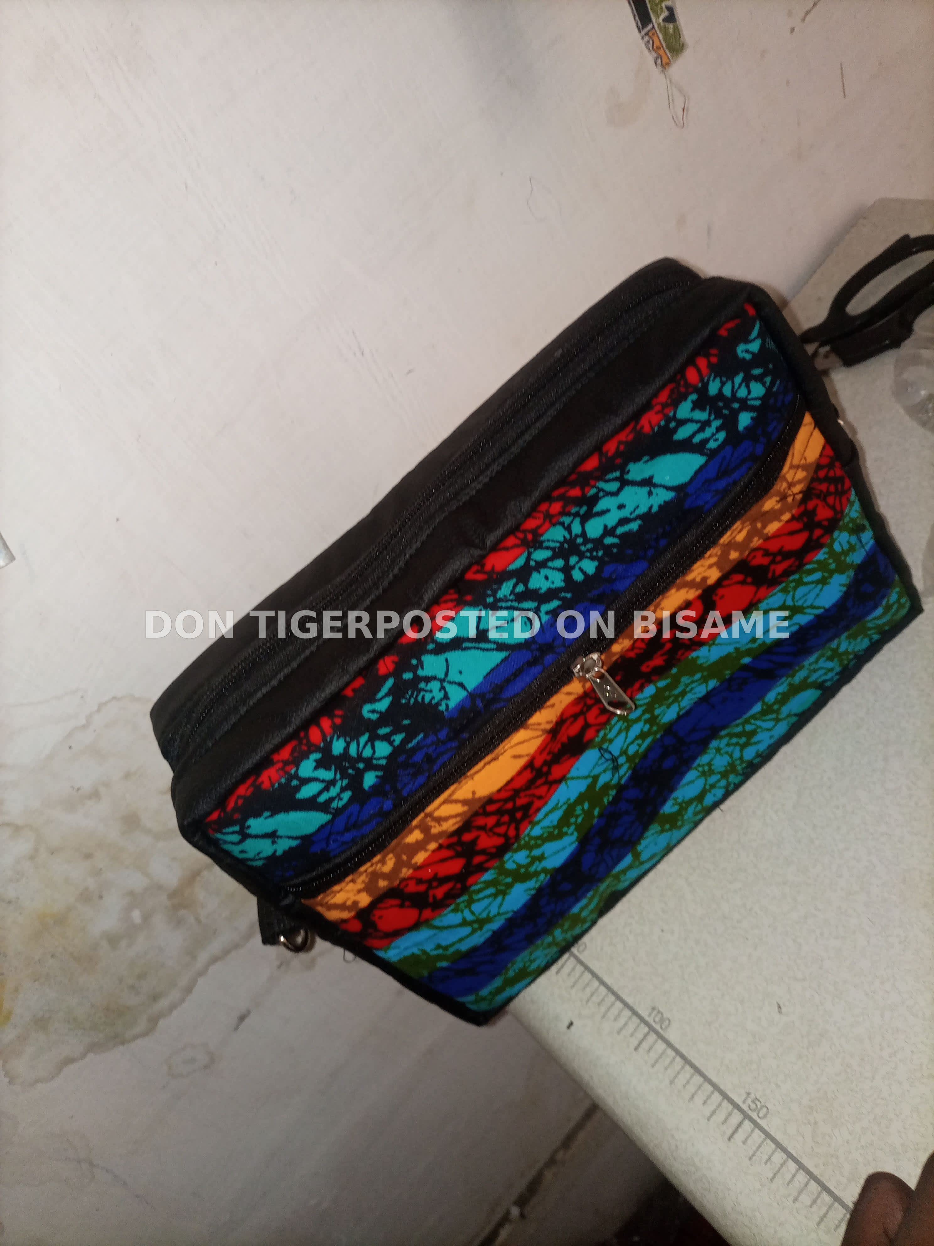 Ankara Print Fabric Zipper Purse 