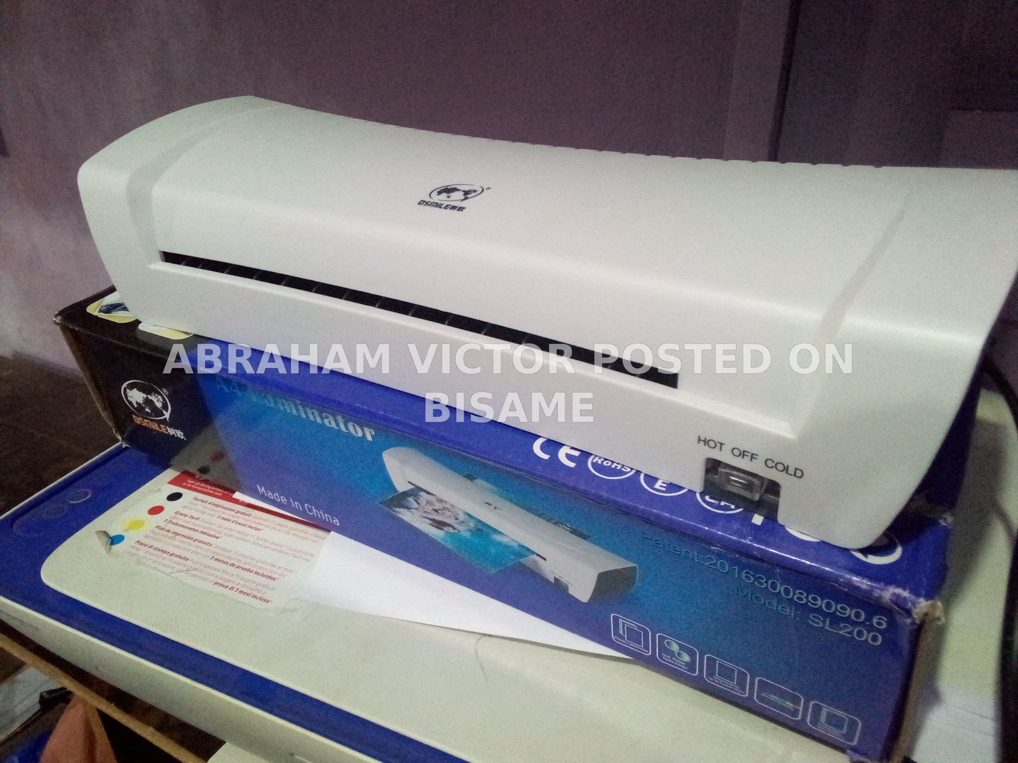 A4 Lamination Machine (Laminator)