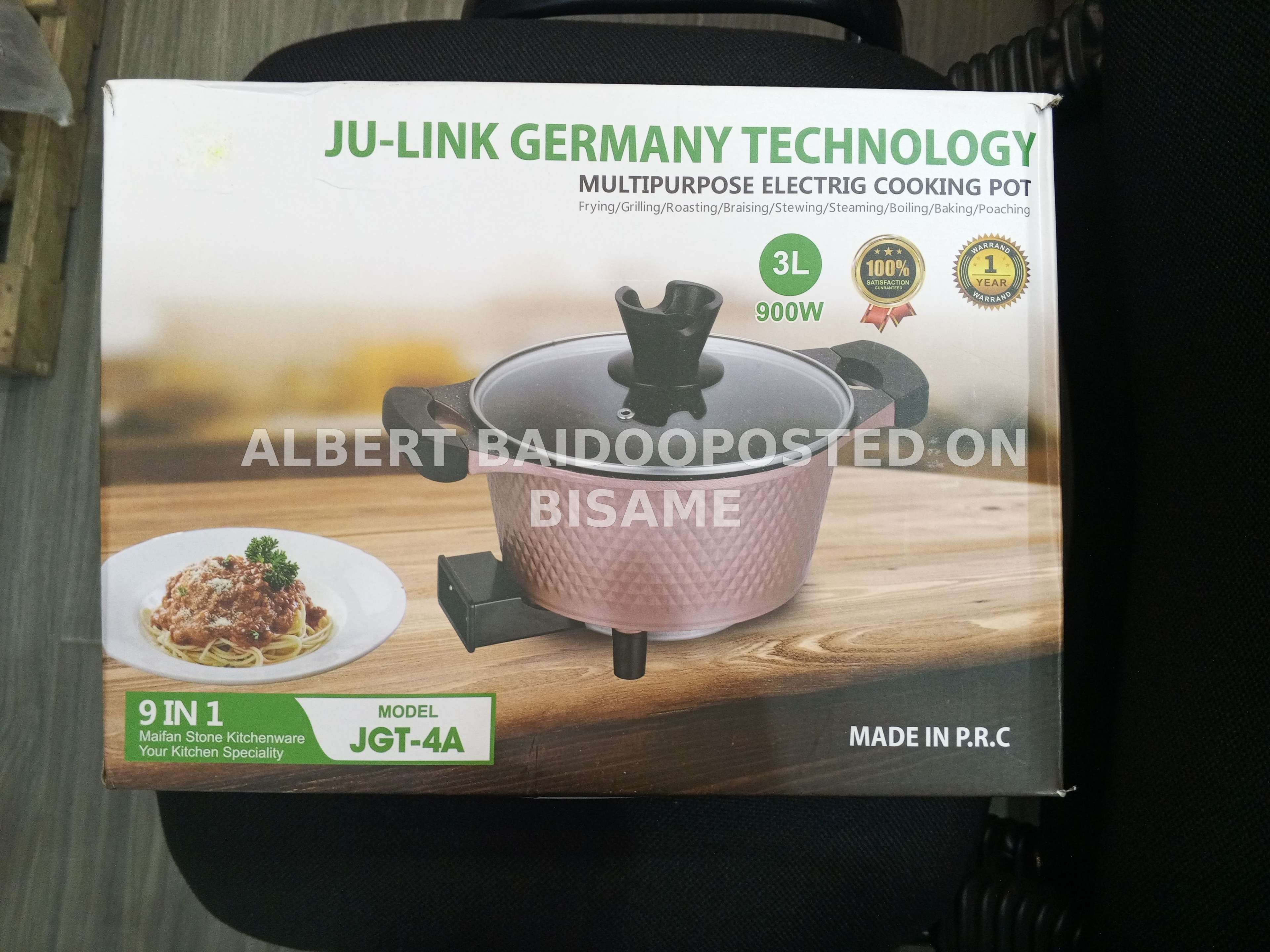 Multipurpose Electric Cooking Pot 
