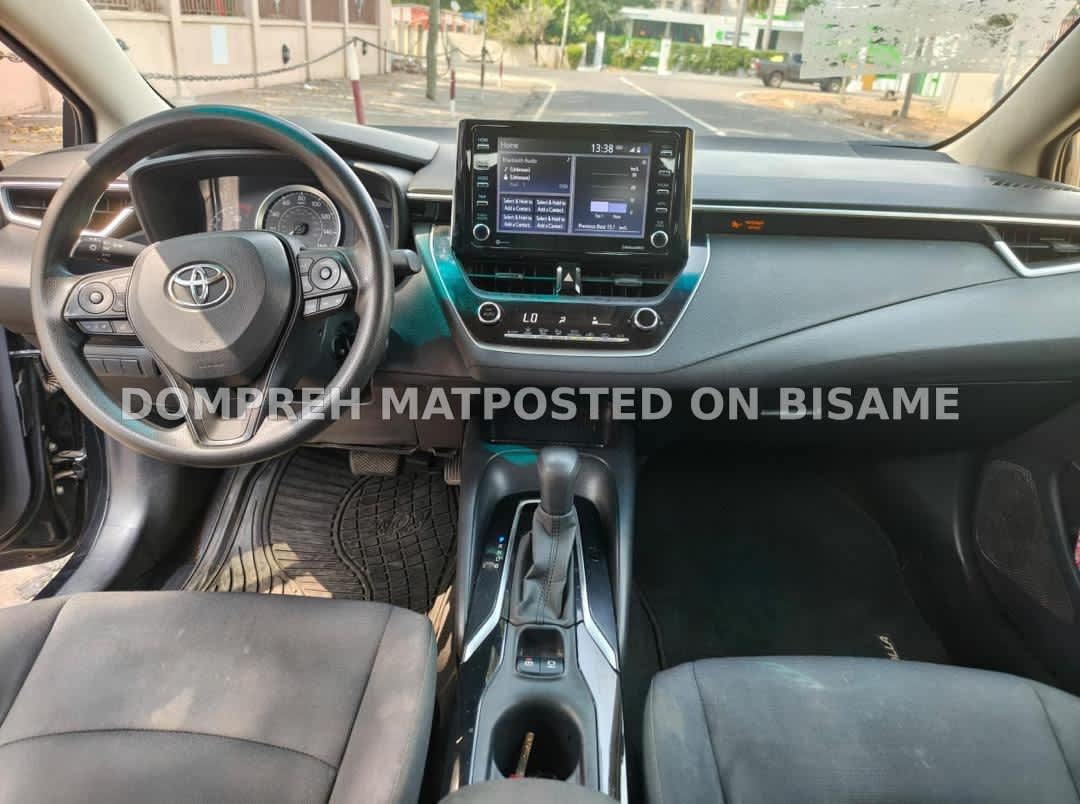 Toyota Corolla, 2021, Ghanaian Used, Black