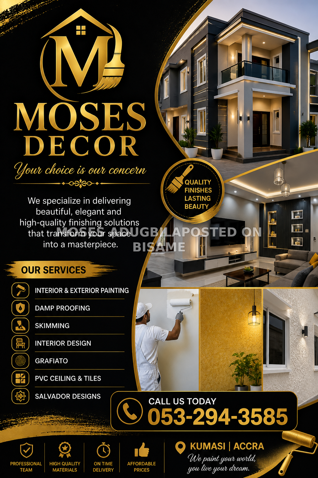 MOSES DECOR AND PAINTING