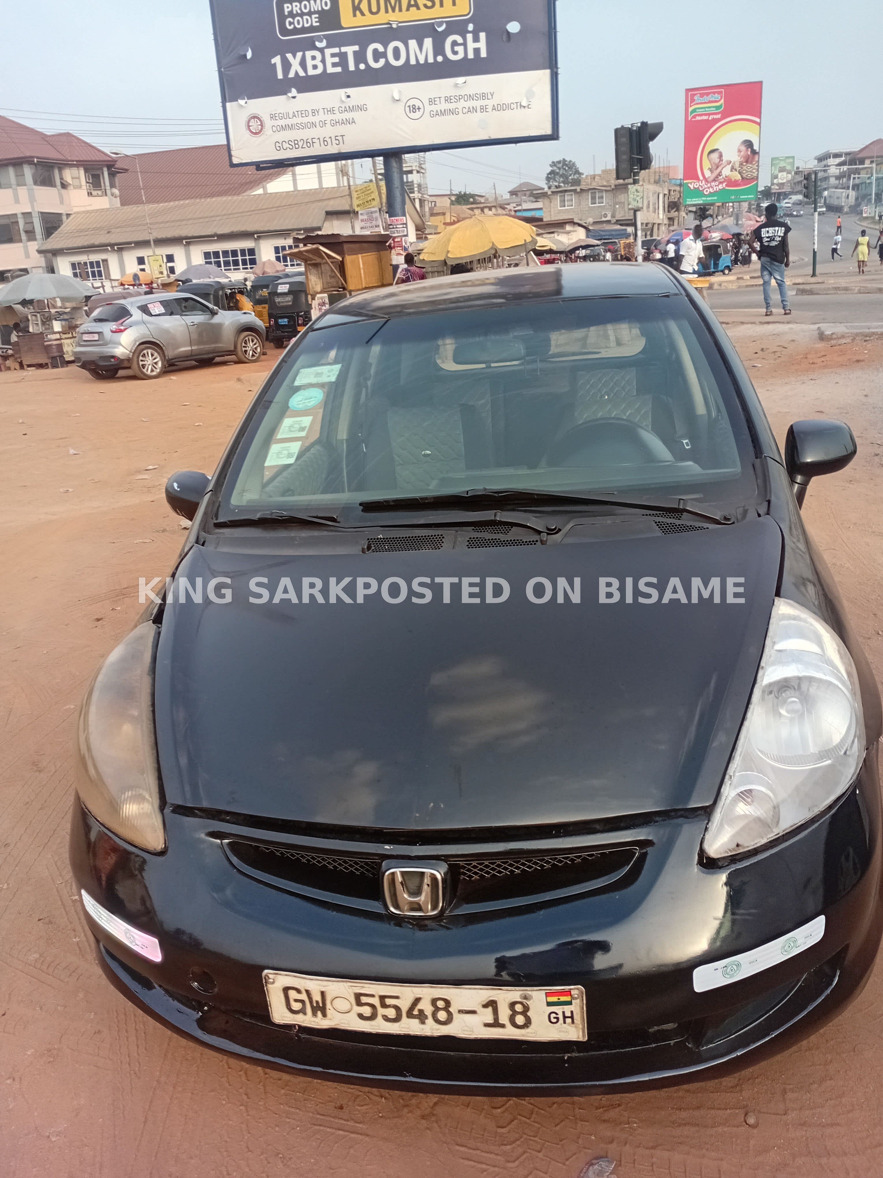 Honda Fit, 2015, Ghanaian Used, Black 