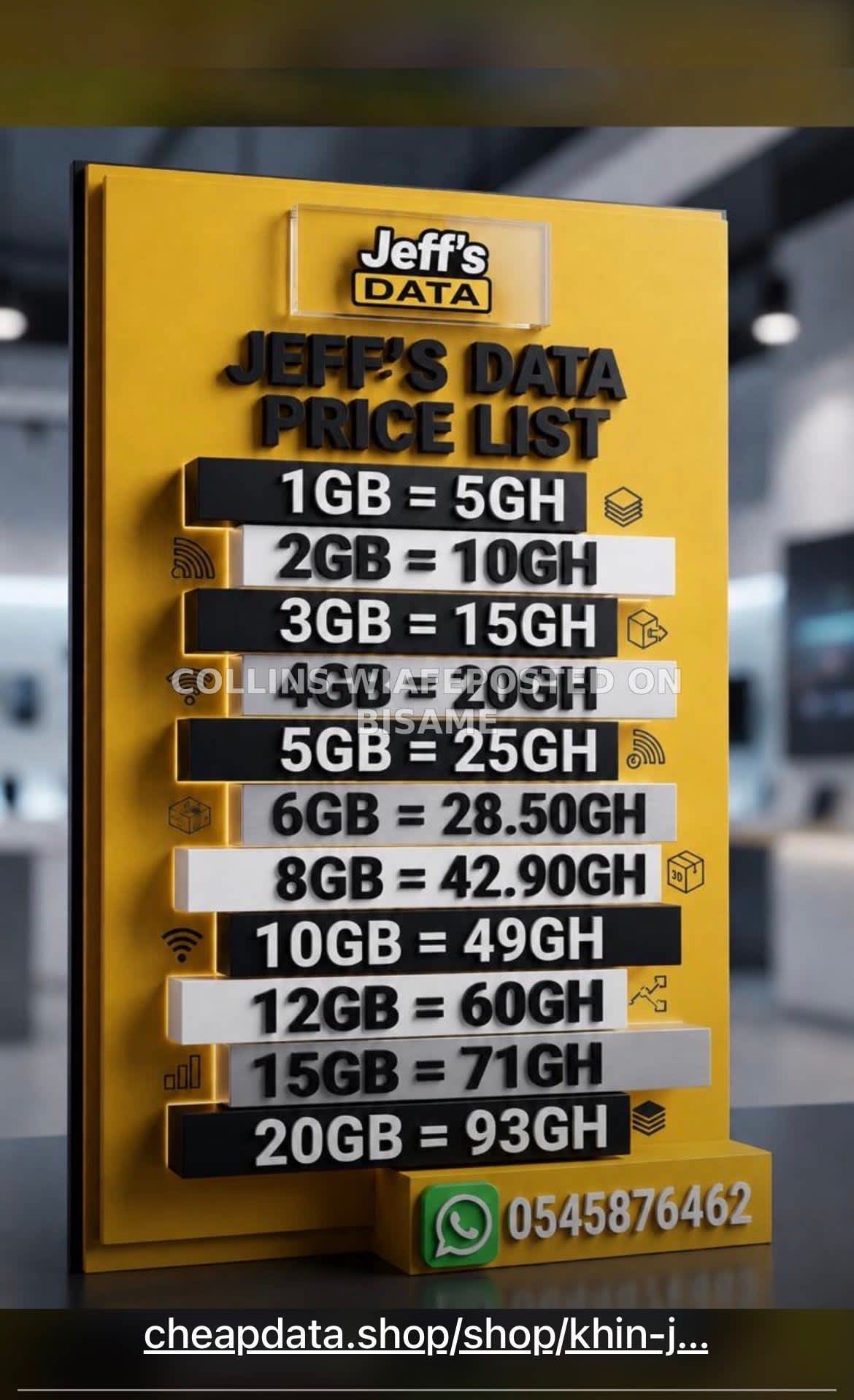 Jeff Hub Affordable Data