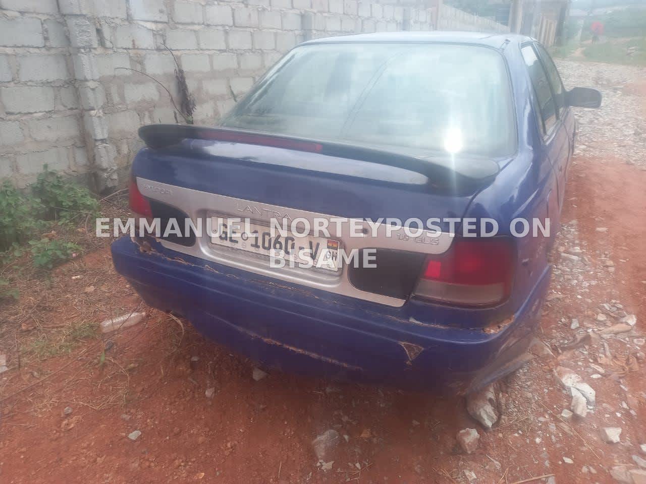 Hyundai Elantra Older than 2000 Ghanaian Used Blue