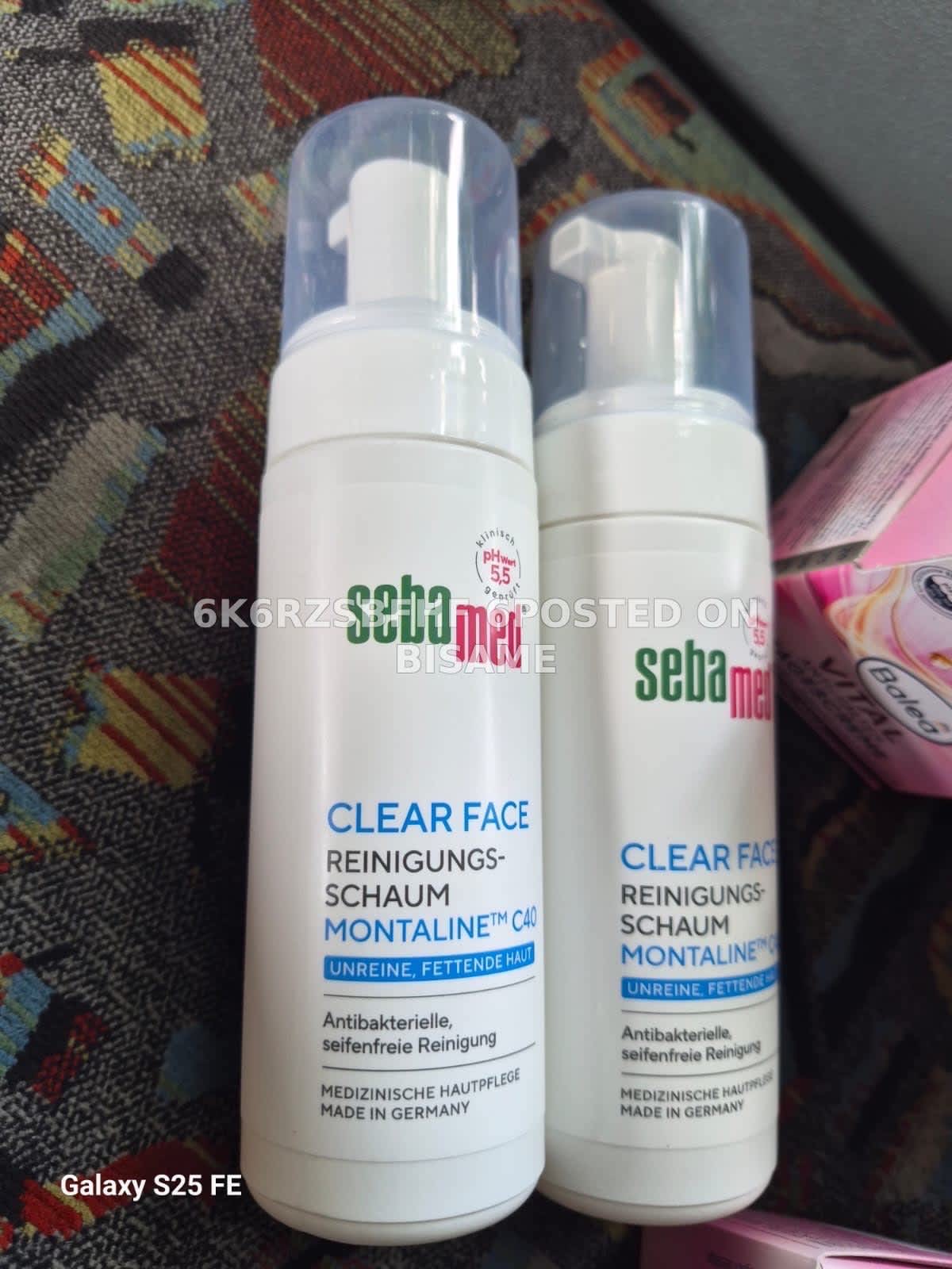 Original SebaMed facial Cleansing Foam.
