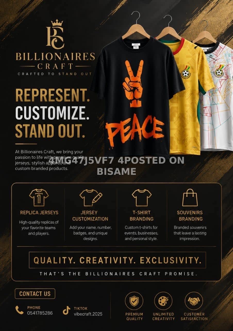 Billionaires Craft, Quality printing at affordable prices.