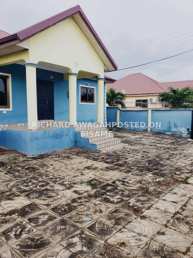 3-bedroom self-compound house is for rent at Kasoa Obolo estate close to krispo city
